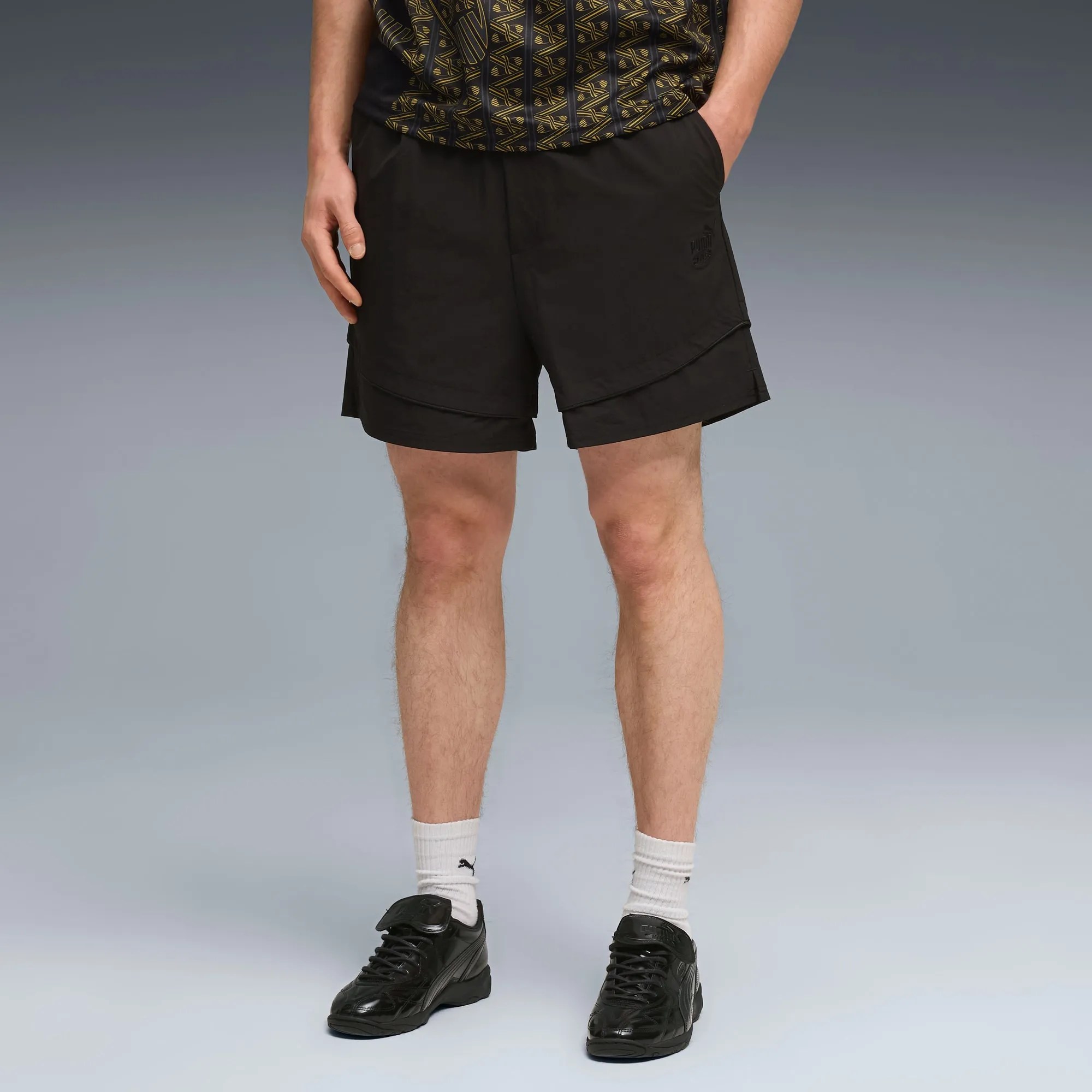 PUMA King Sportstyle Shorts Men, Black, size Large