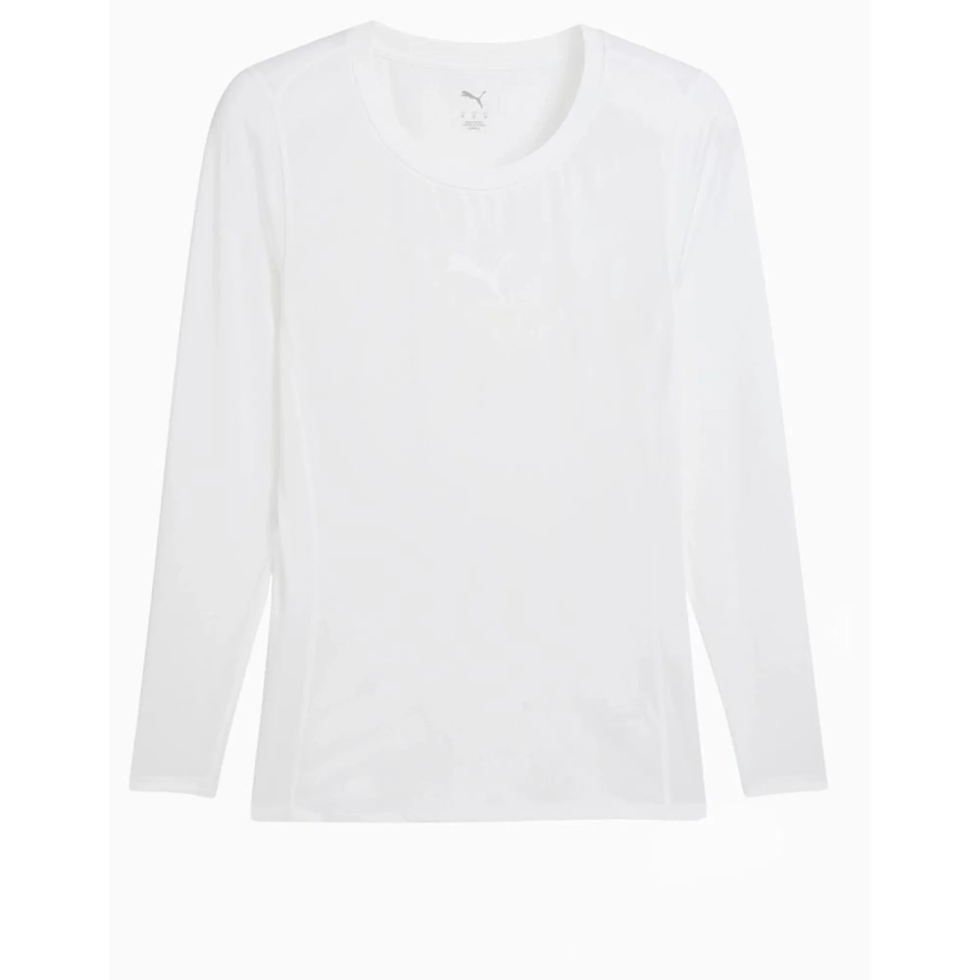 PUMA Teamliga26 Slim Long Sleeve Baselayer T-Shirt Men, White, size 3XL