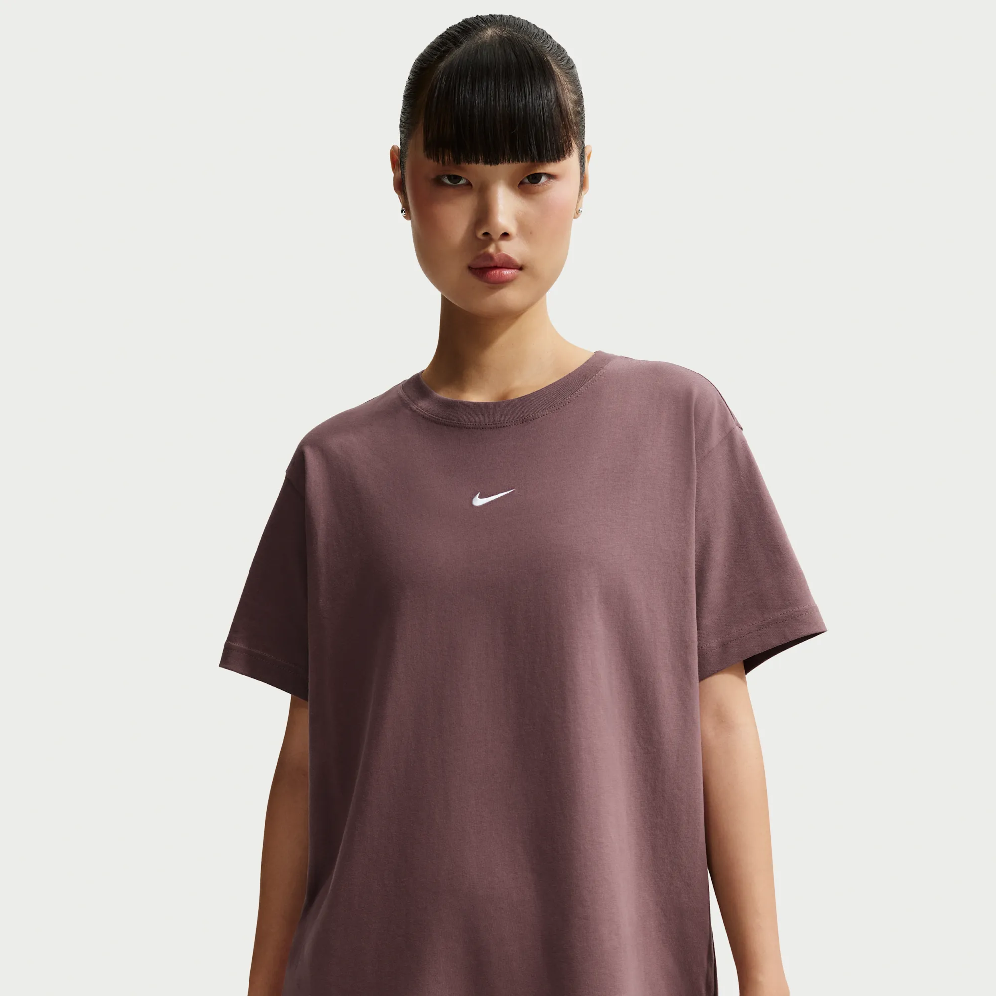 Nike Women's Oversized Short-Sleeve T-Shirt - Purple