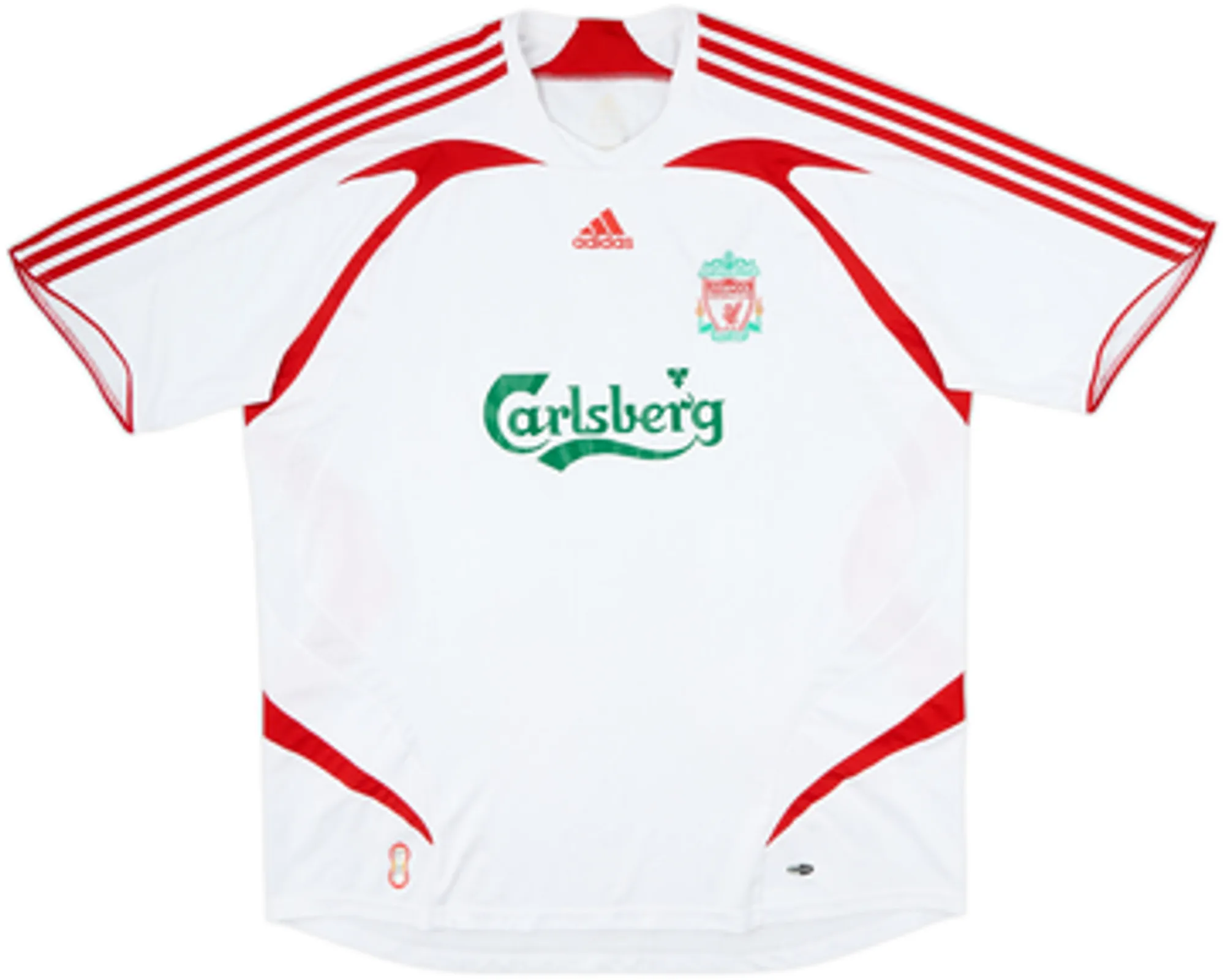 2007-08 Liverpool Away Shirt Gerrard #8 - 8/10 - (XL)