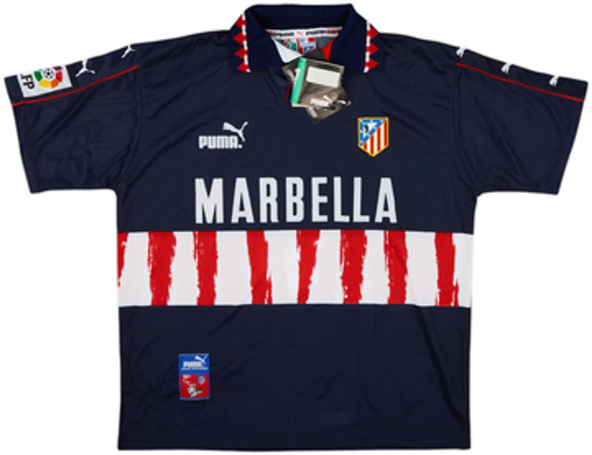 1997-98 Atletico Madrid Away Shirt Vieri #9 (S)
