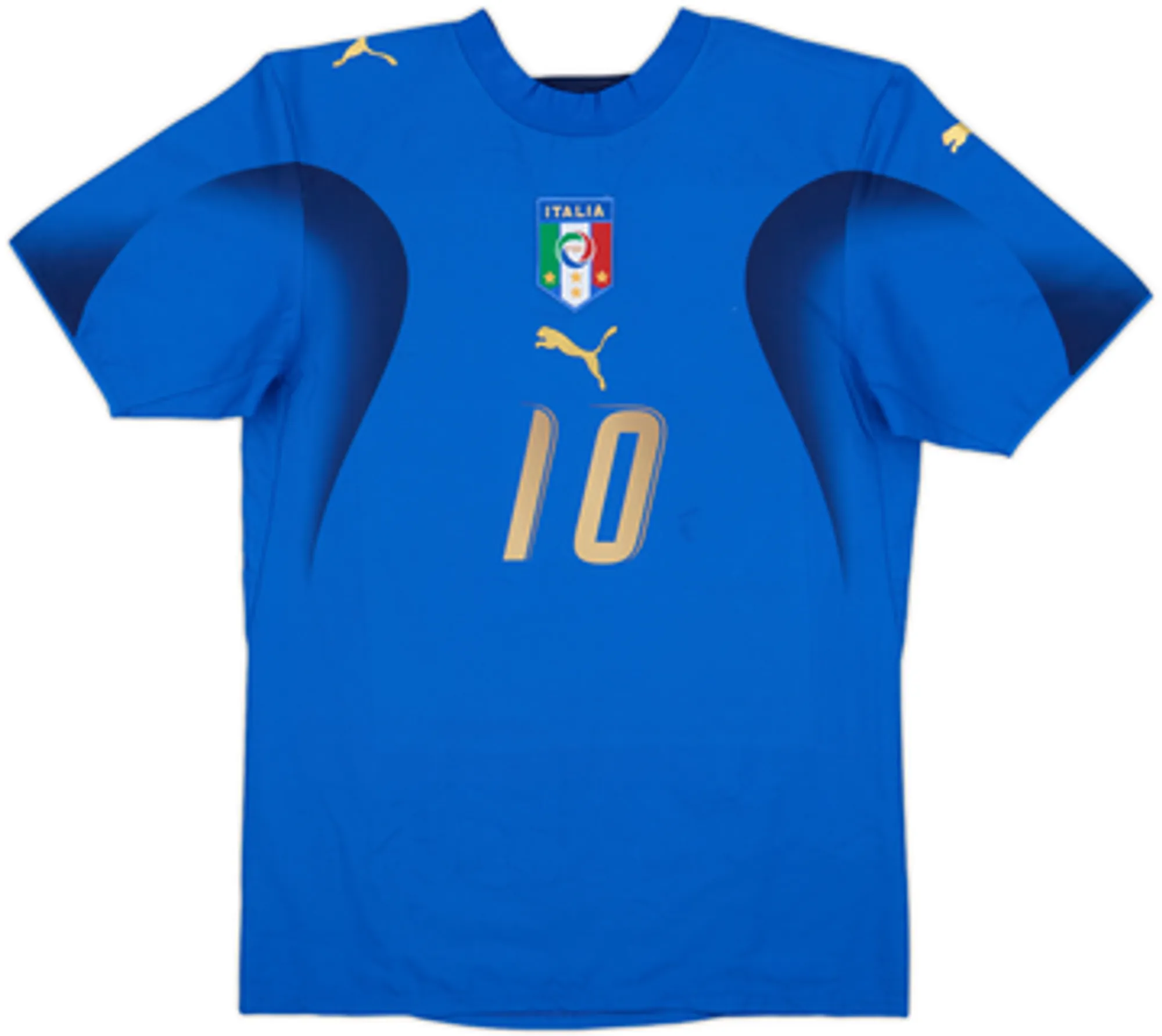 2006 Italy Home Shirt Totti #10 - 8/10 - (XS)