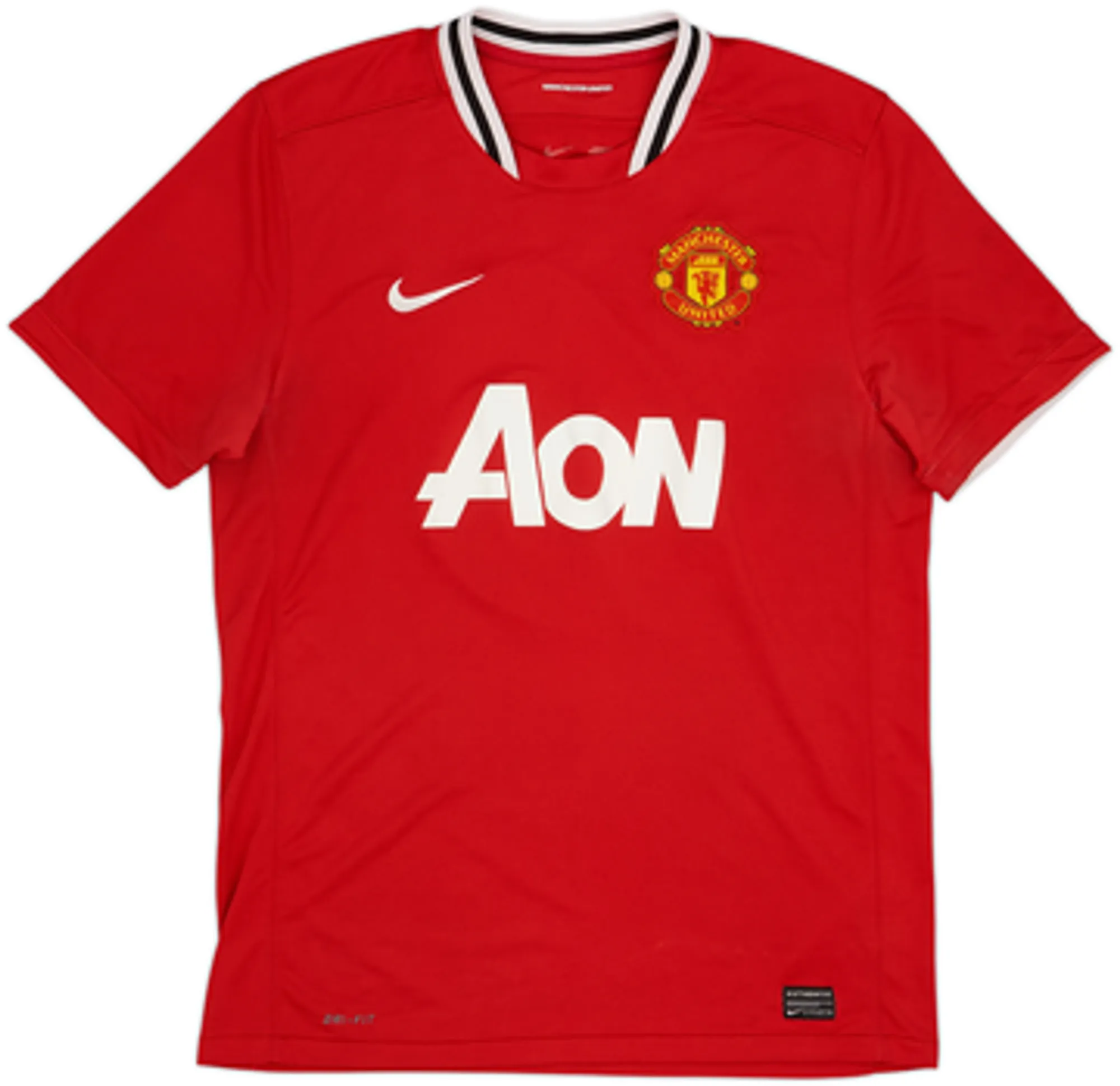 2011-12 Manchester United Home Shirt Champions #19 - 5/10 - (L)