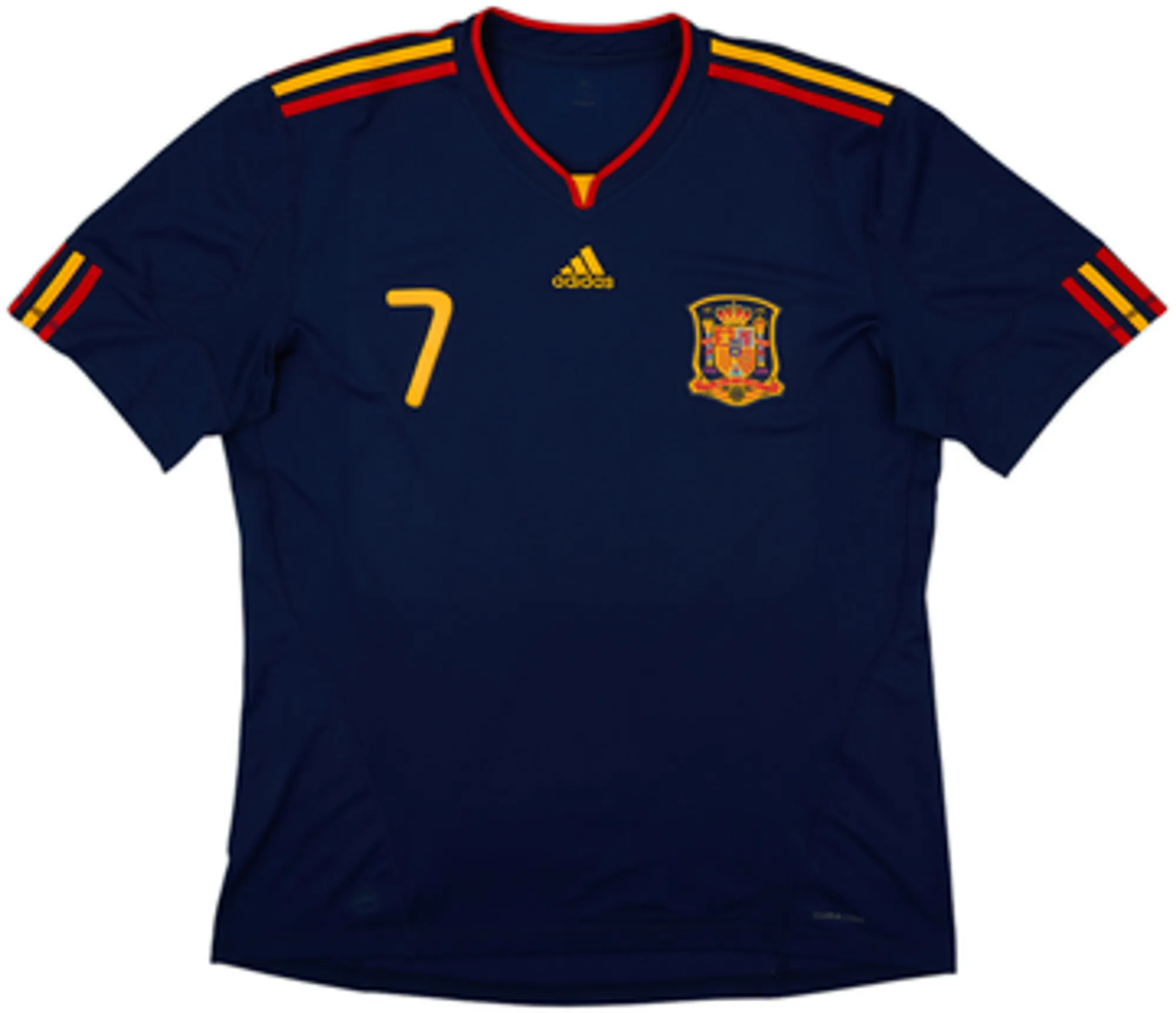2010-11 Spain Away Shirt David Villa #7 - 8/10 - (S)