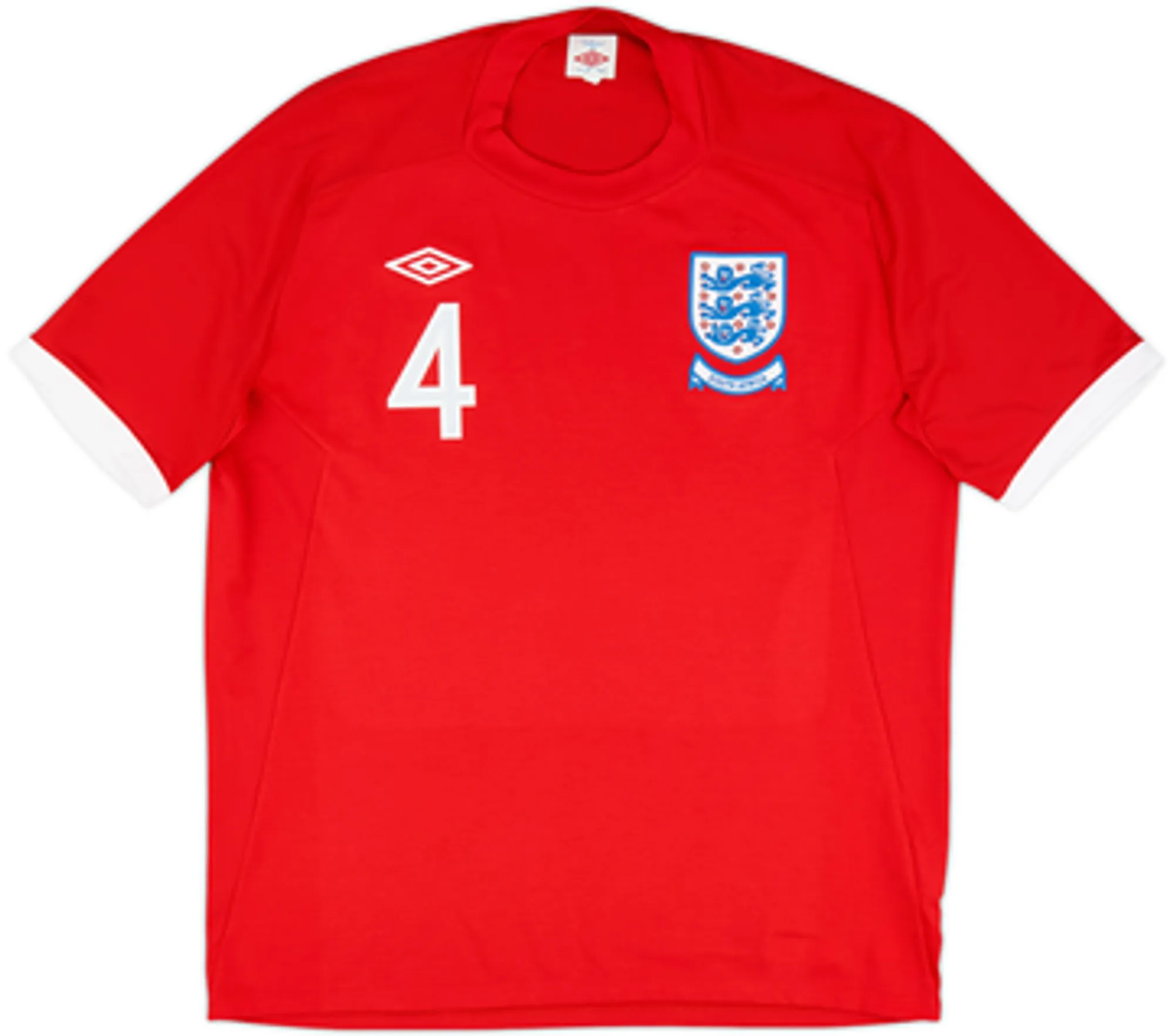 2010-11 England 'South Africa' Away Shirt Gerrard #4 - 10/10 - (XL)