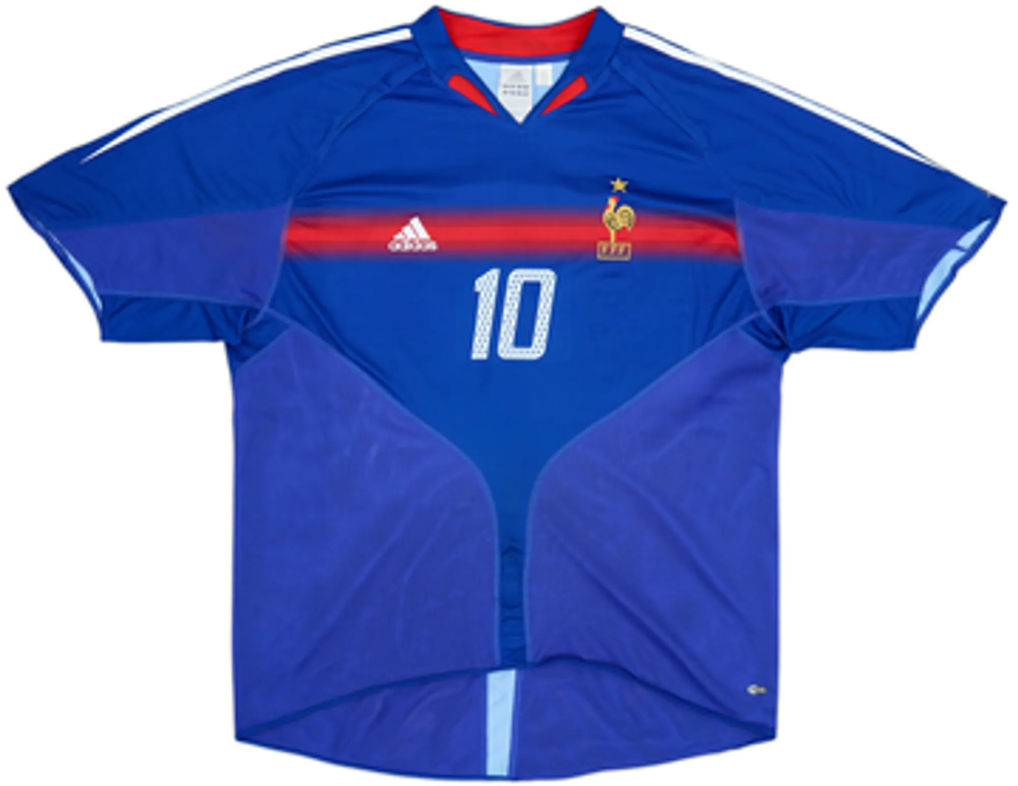2004-06 France Home Shirt Zidane #10 - 8/10 - (XL.Boys)
