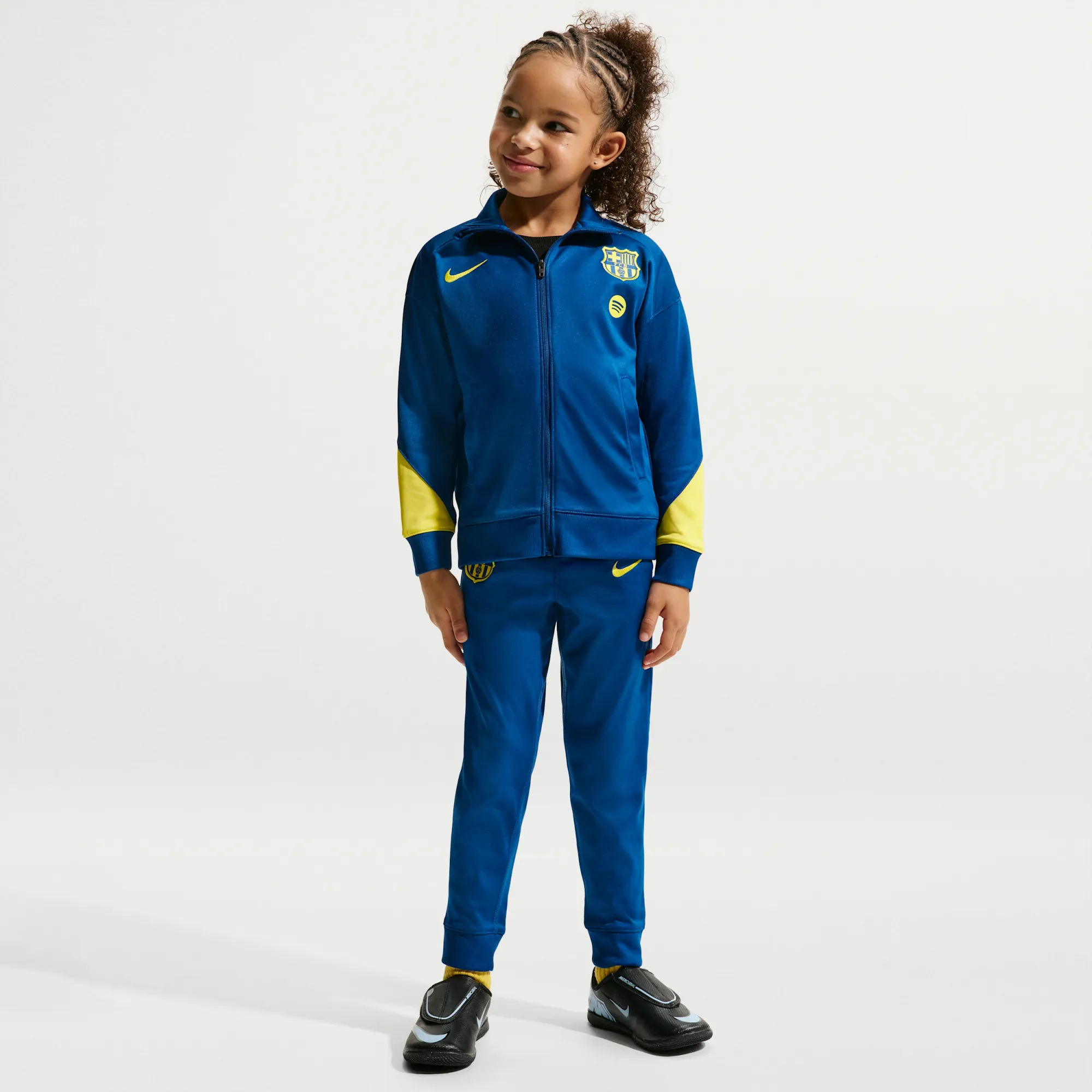 Nike Dri-FIT Football Knit Tracksuit - Blue