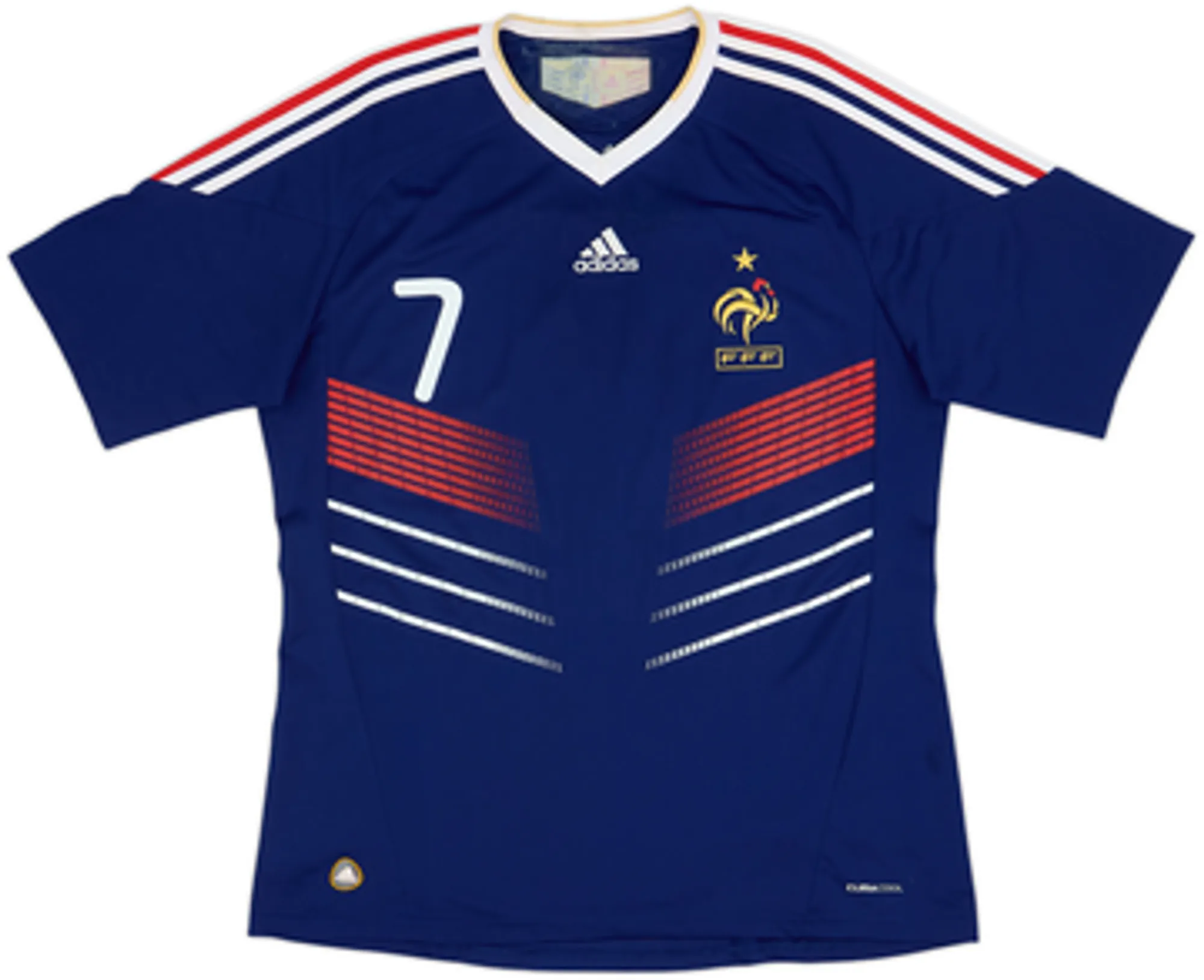 2009-10 France Home Shirt Ribery #7 - 6/10 - (XL)