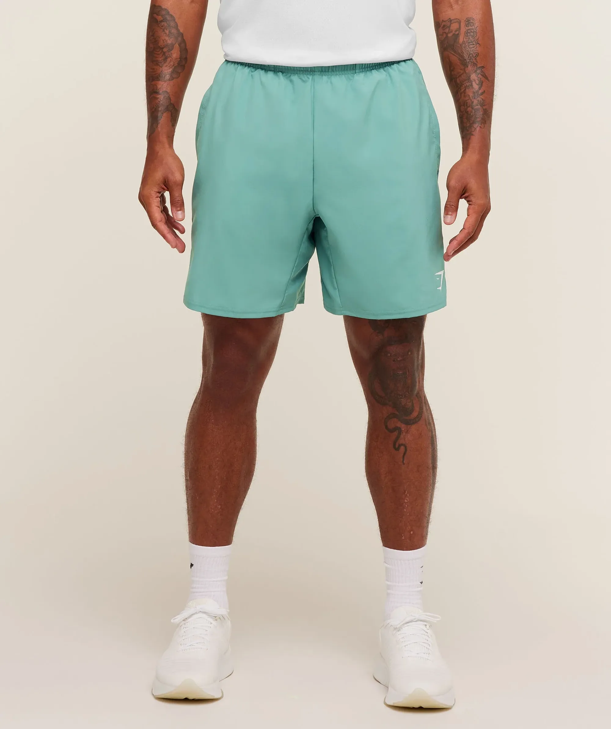Gymshark Arrival 7" Shorts - Muted Teal