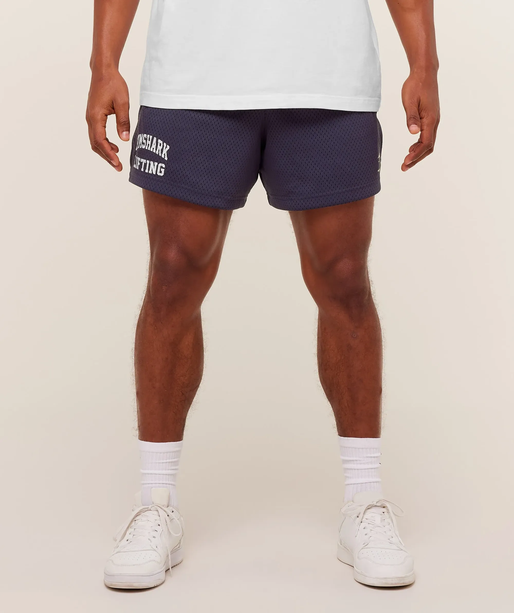 Gymshark Lifting Mesh 5" Shorts - Midnight Purple