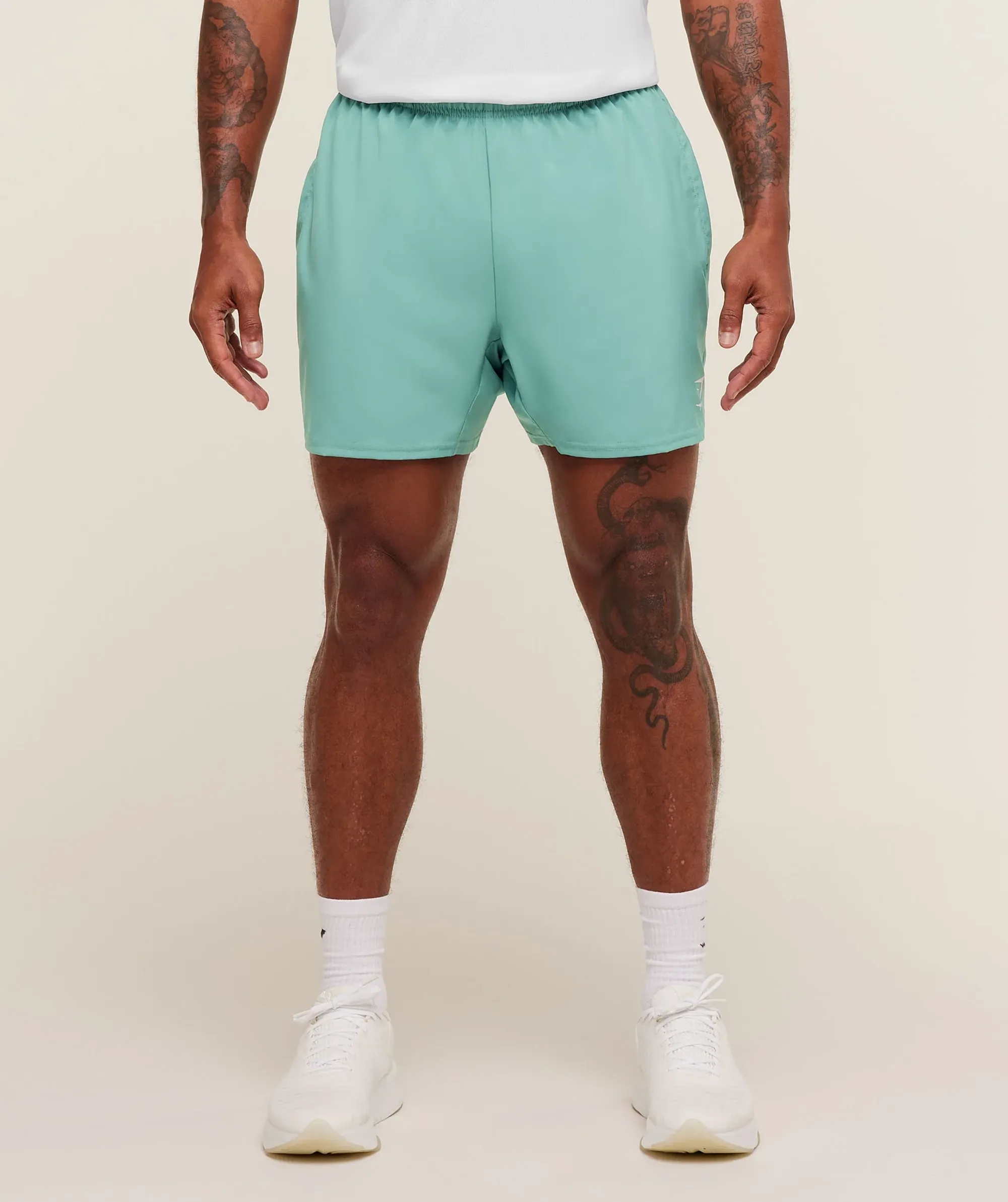 Gymshark Arrival 5" Shorts - Muted Teal