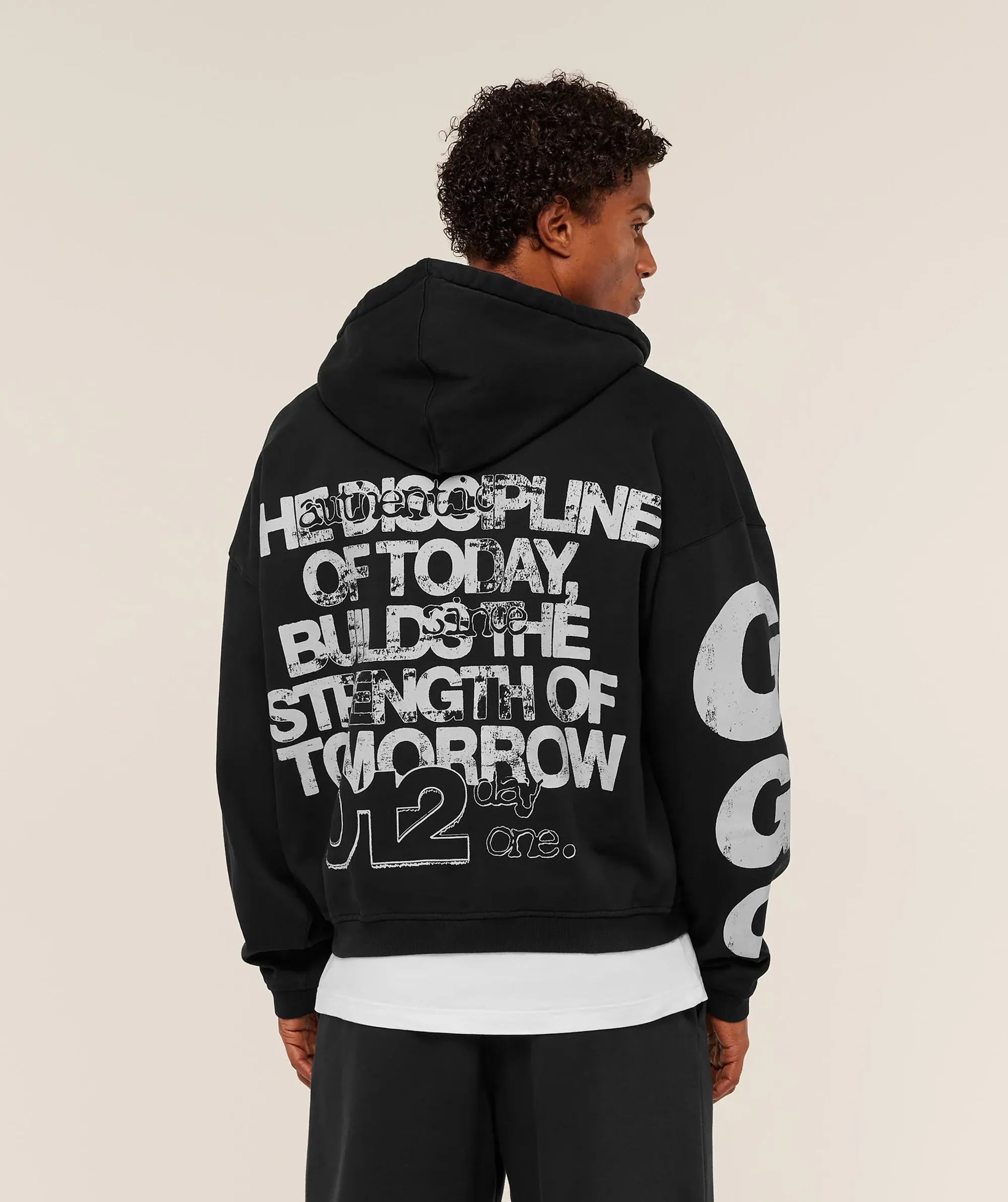 Gymshark Strength Of Tomorrow Zip Up Hoodie - Black