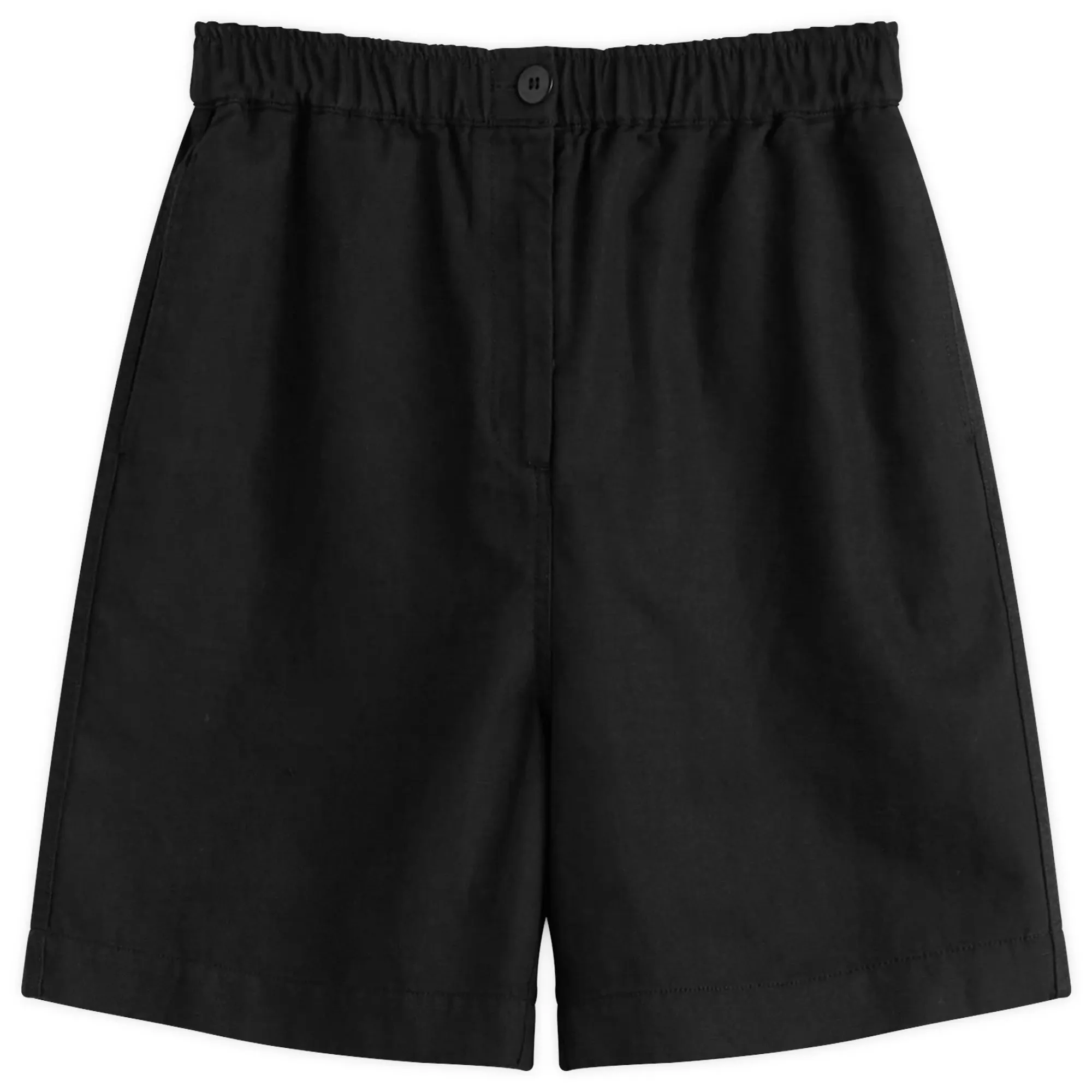 Nothing Written Women's Pale Linen Shorts Black