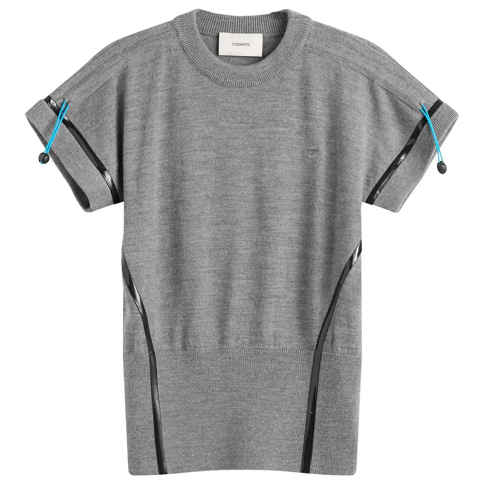 Coperni Women's Tech Merino Polo Grey