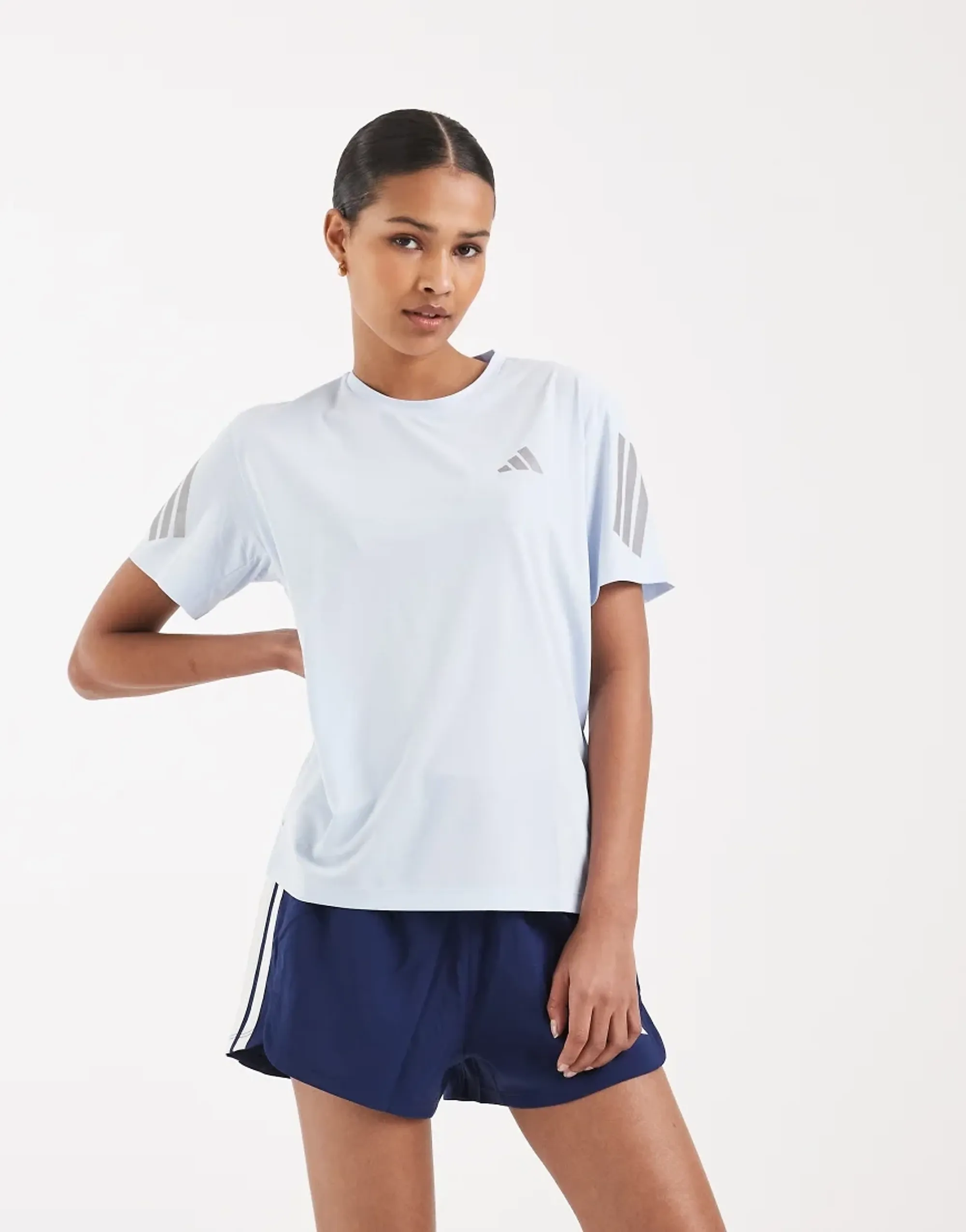 Adidas Performance Adi365 Climacool T-Shirt In Crystal Sky-Blue