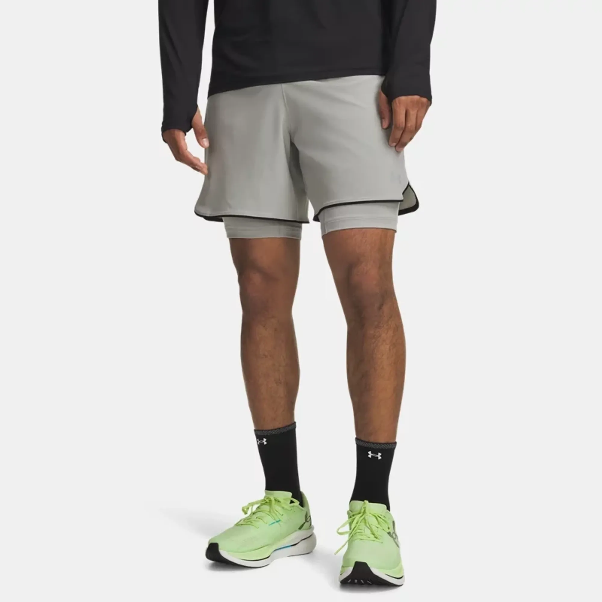 Under Armour  Velociti Pro Men's 2-in-1 Shorts Titanium / Reflective L