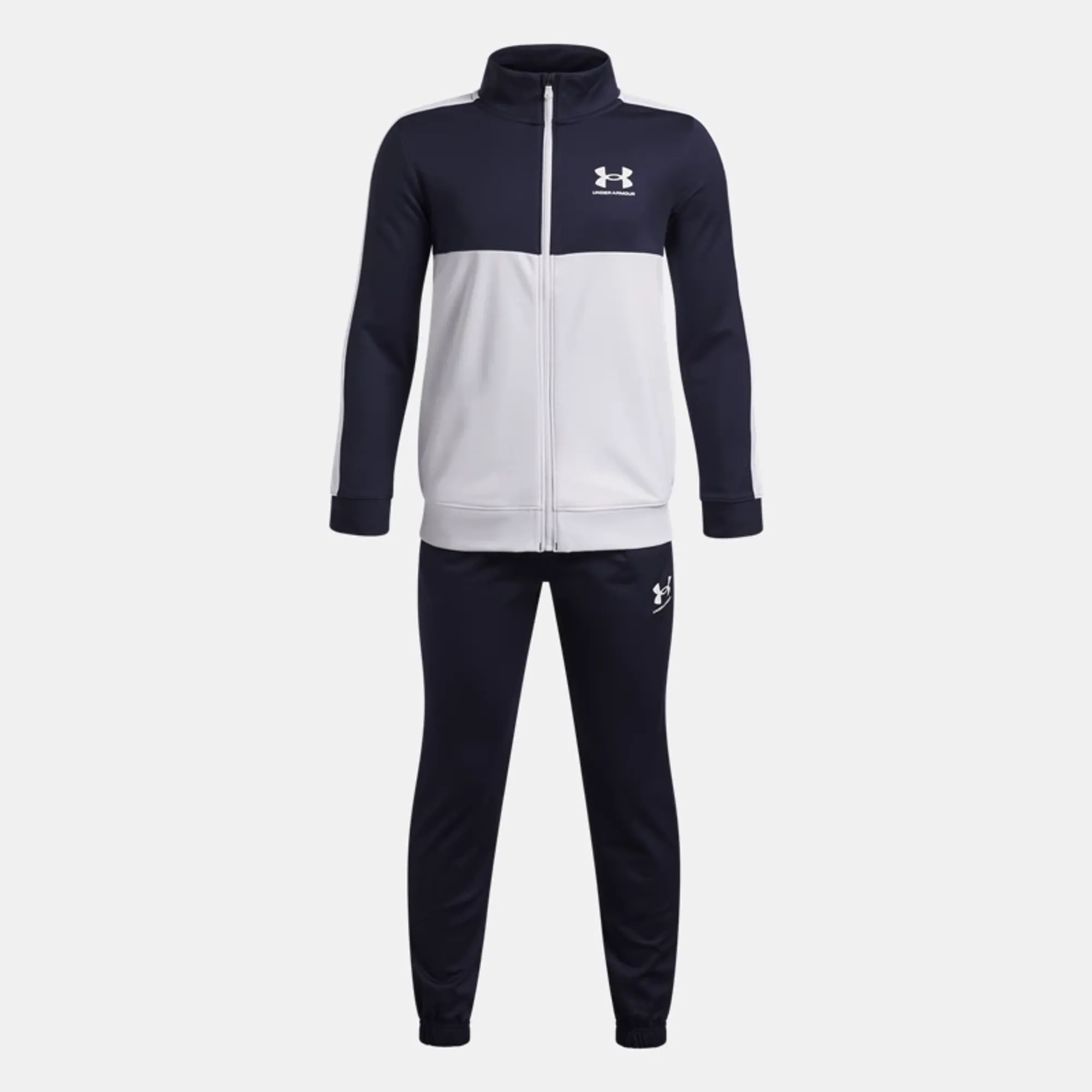 Under Armour  Rival Colorblock Boys' Knit Tracksuit Midnight Navy / White YLG (59 - 63 in)
