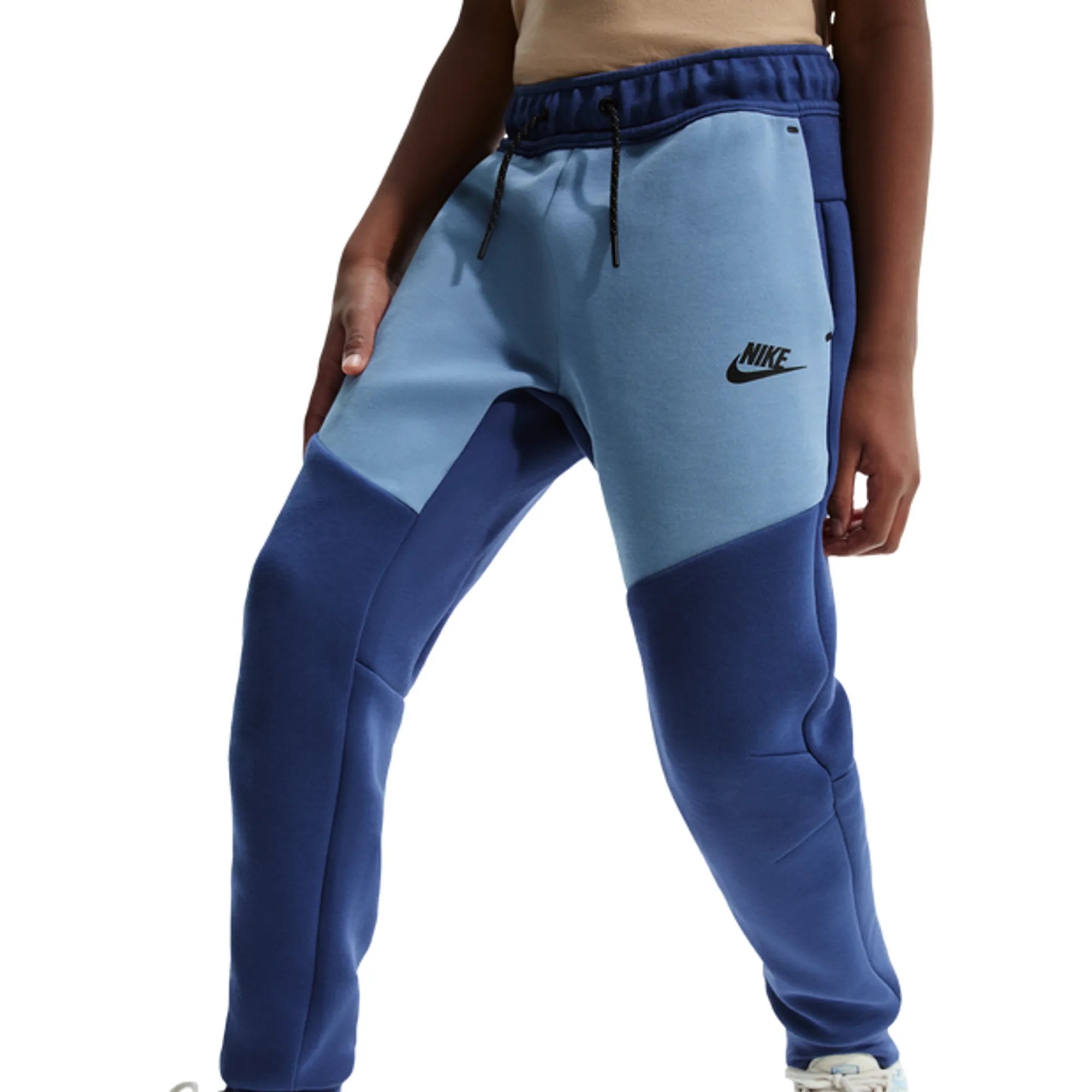 Nike Tech Colorblock Kid's Pants - Blue
