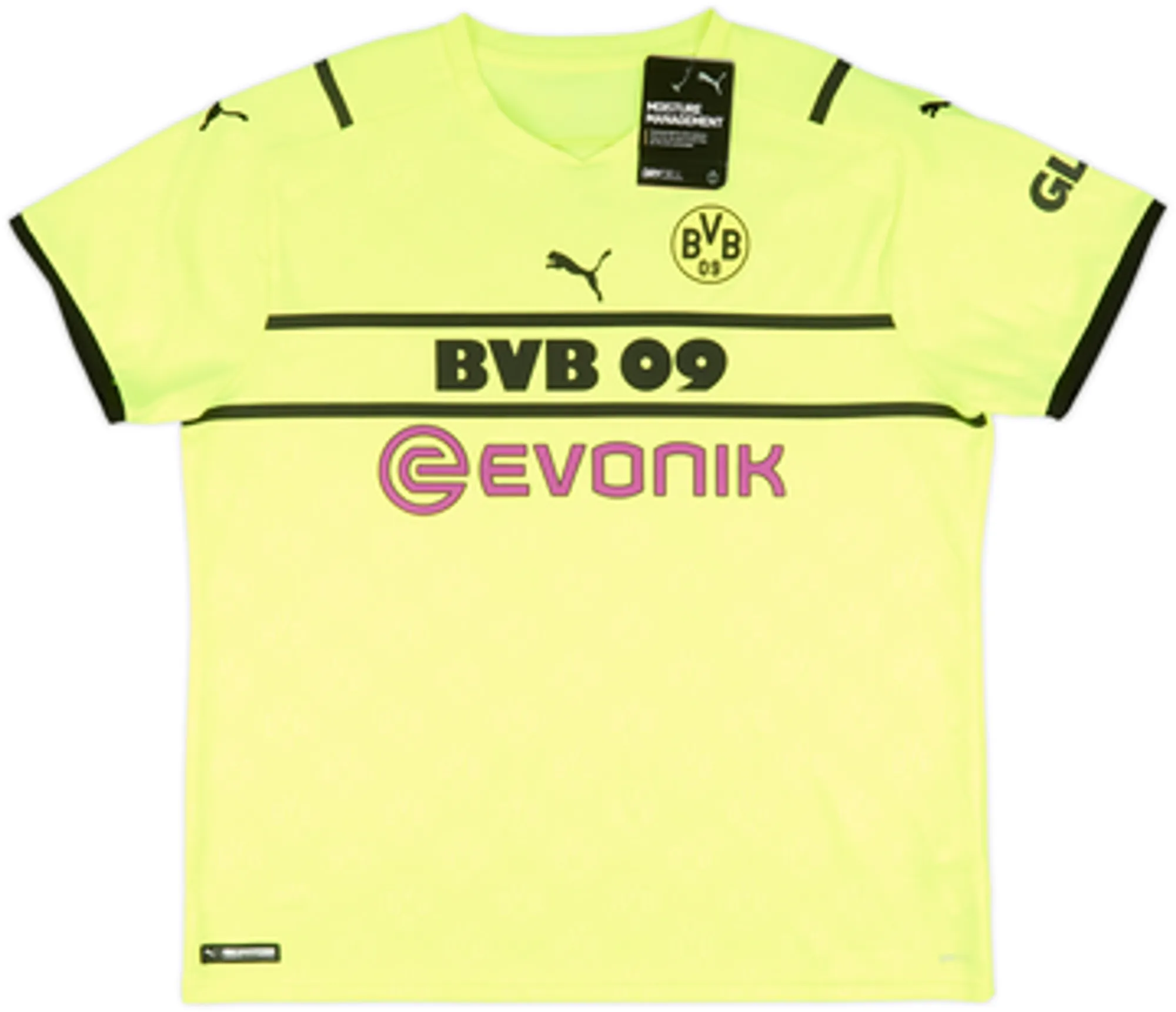2021-22 Borussia Dortmund European Home Shirt Bellingham #22 (Women's XL)