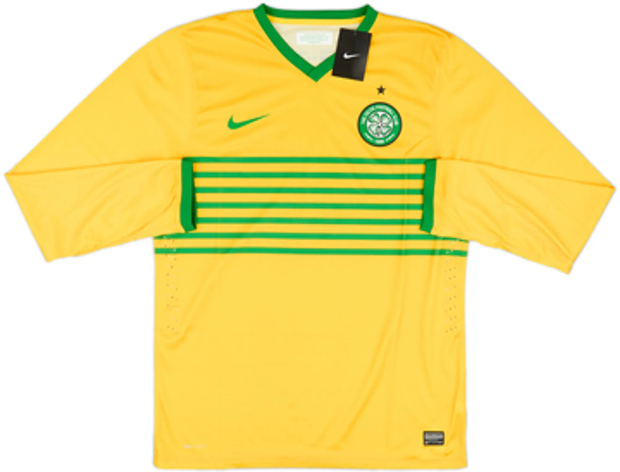 2013-14 Celtic Player Issue Away L/S Shirt Virgil #5 (XL)