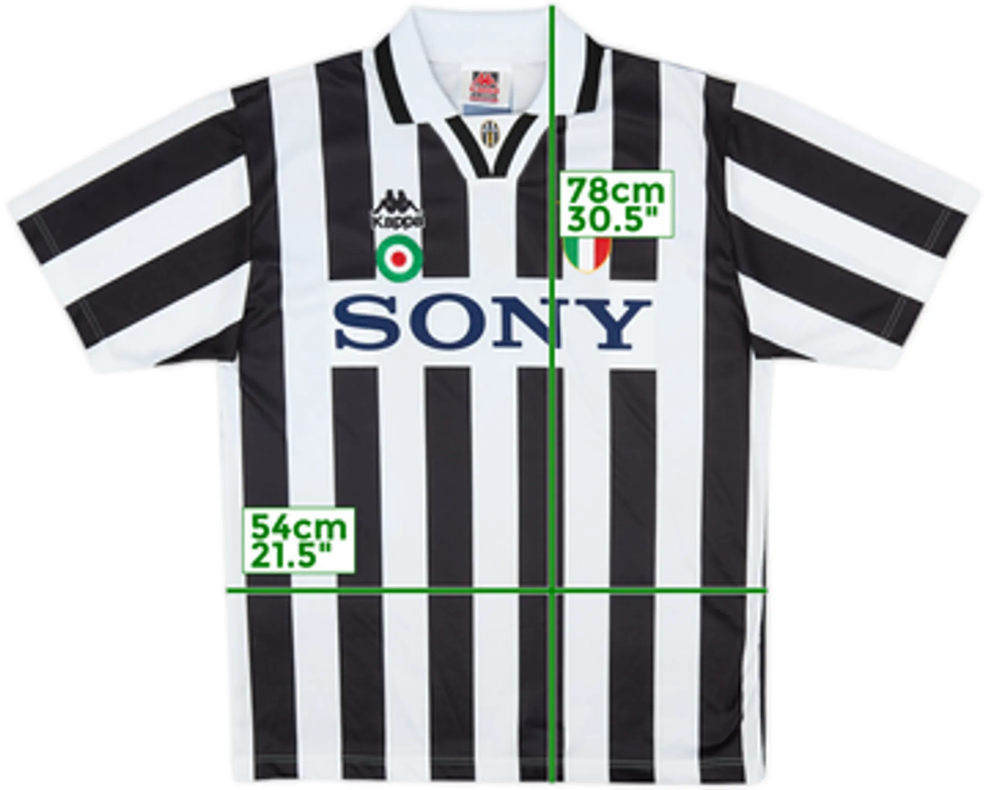 1995-97 Juventus Basic Home Shirt - 9/10 - (XL)