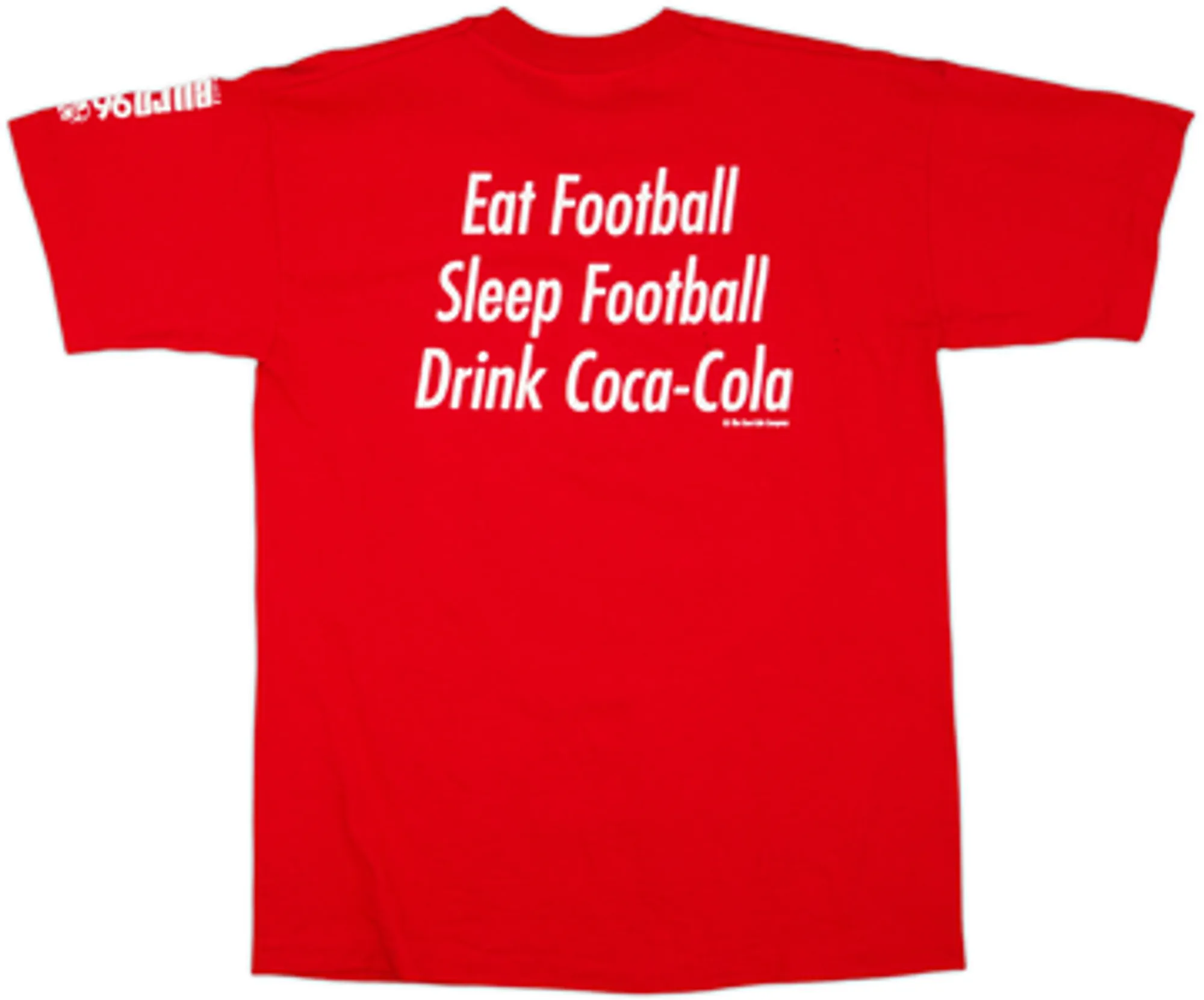 1996 England Coca-Cola Euro 96 Leisure Shirt - 6/10 - (M)