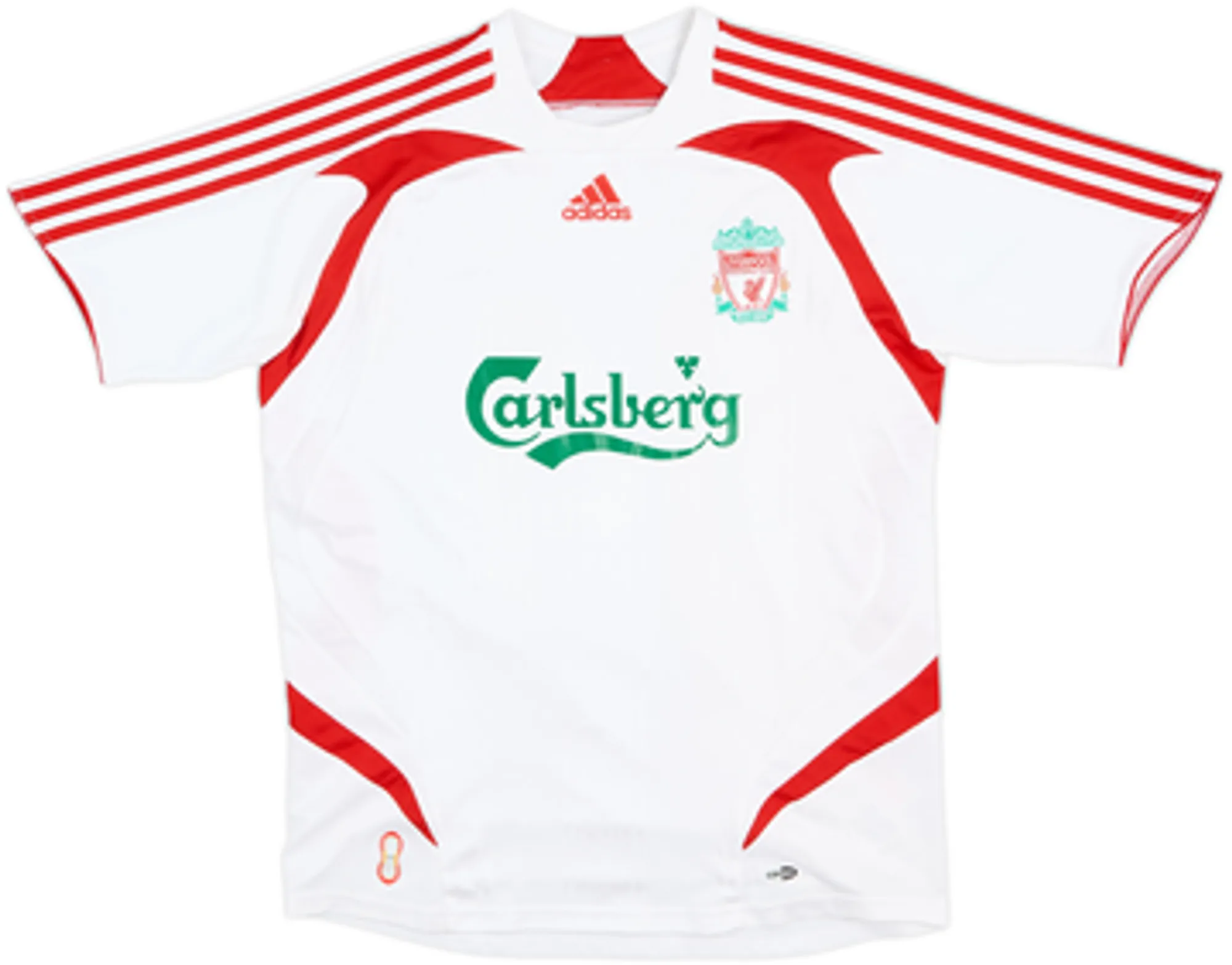 2007-08 Liverpool Away Shirt Alonso #14 - 8/10 - (XL.Boys)