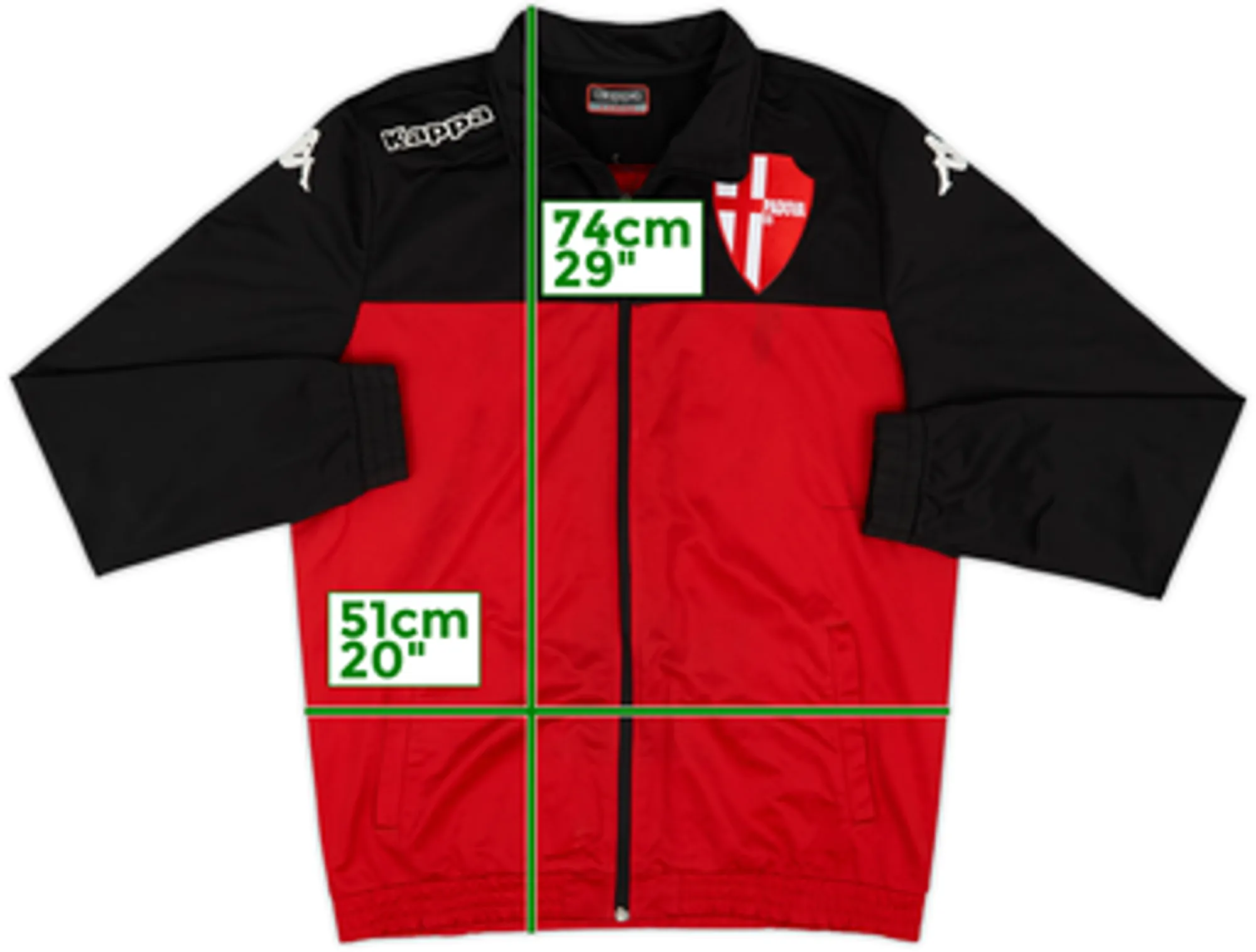 2017-18 Padova Kappa Track Jacket - 5/10 - (L)