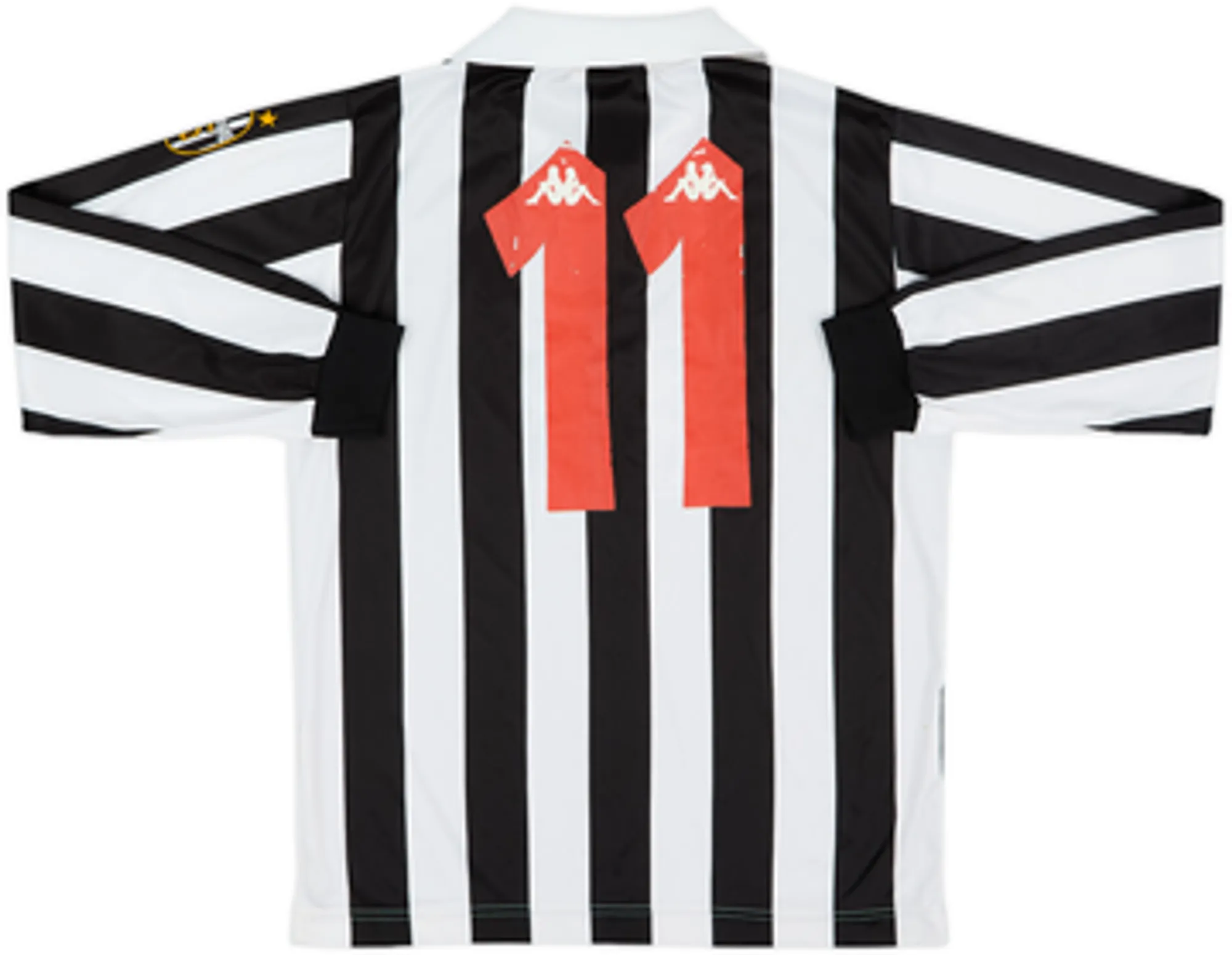 1998-99 Juventus Basic Home L/S Shirt #11 - 6/10 - (XL.Boys)
