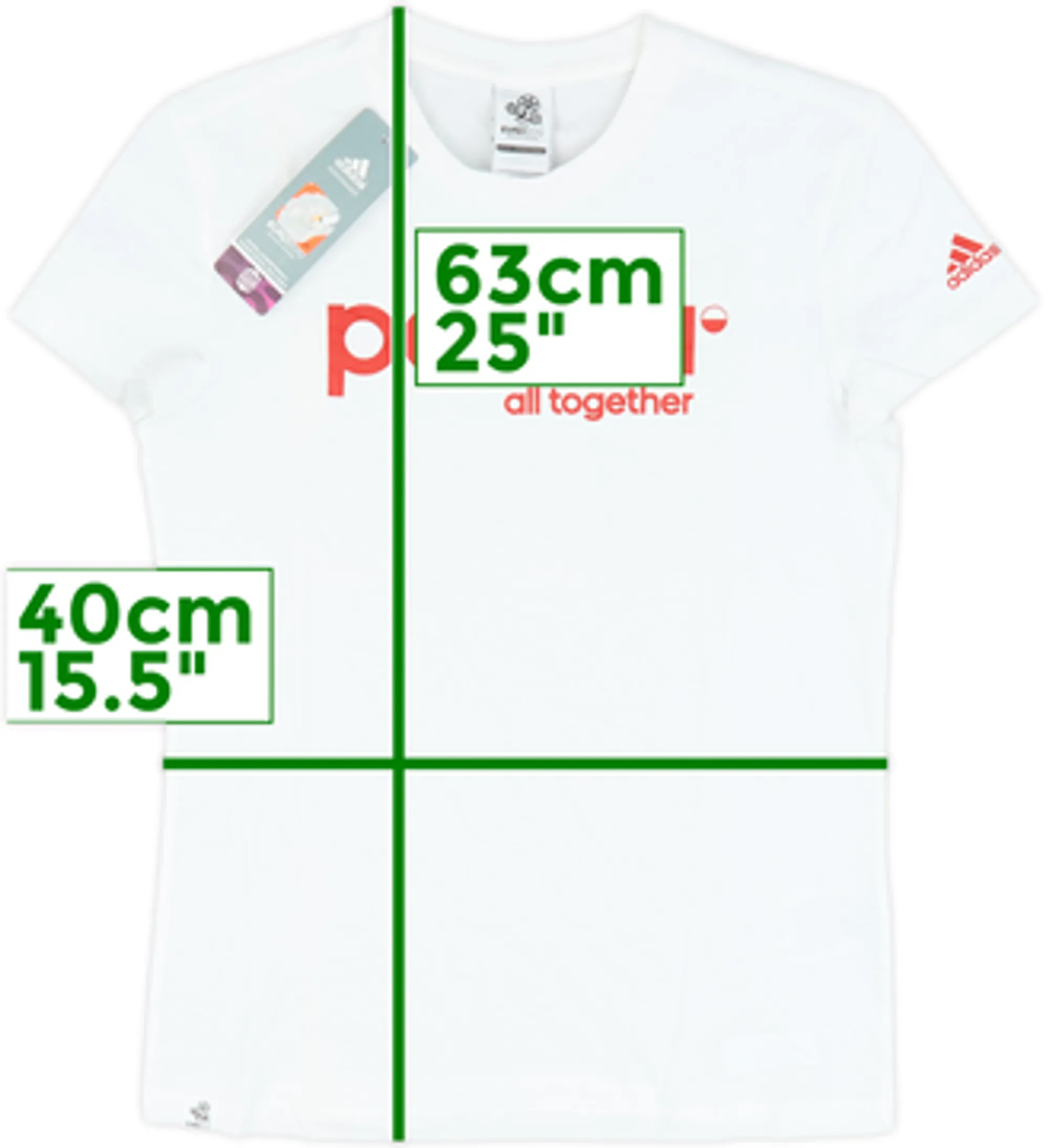 2012 Poland 'Euro 2012' Graphic Tee (Women's S)