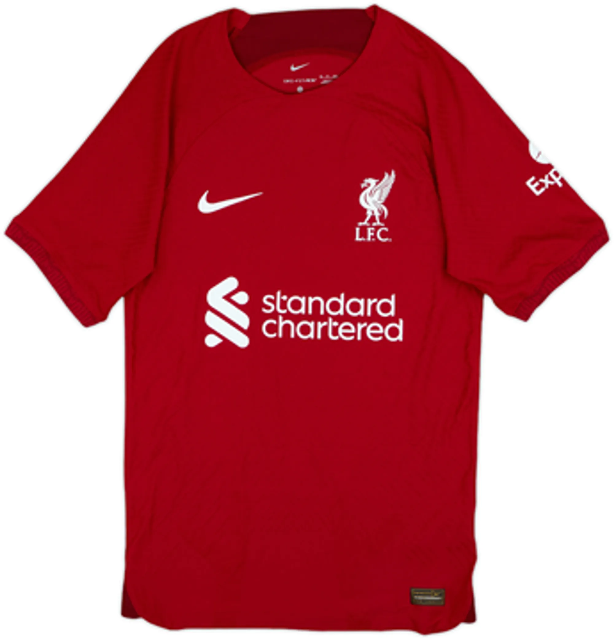 2022-23 Liverpool Authentic Home Shirt Virgil #4 - 10/10 - (XS)