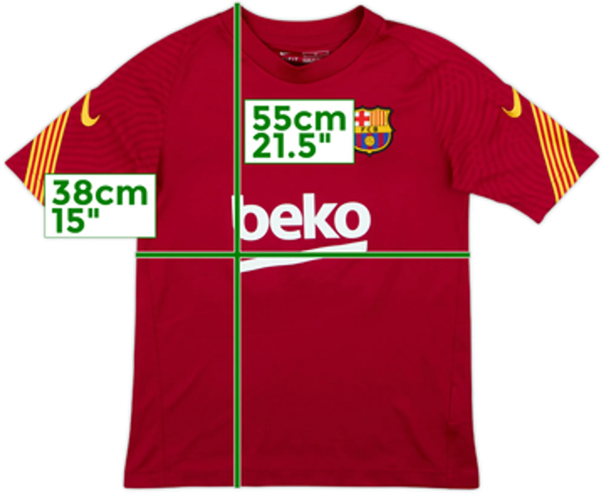 2020-21 Barcelona Nike Training Shirt - 5/10 - (M.Boys)