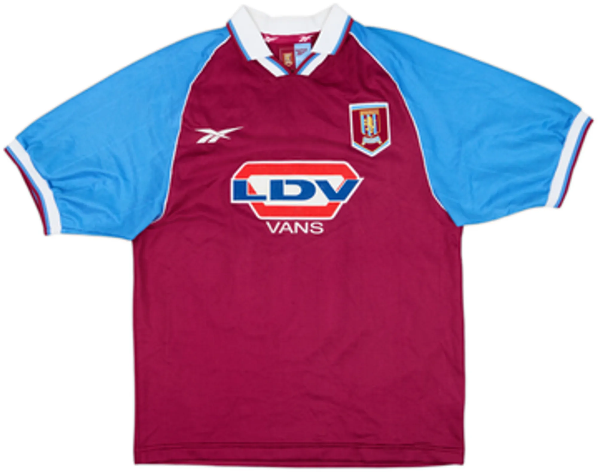 1998-99 Aston Villa Home Shirt Merson #10 - 8/10 - (L)
