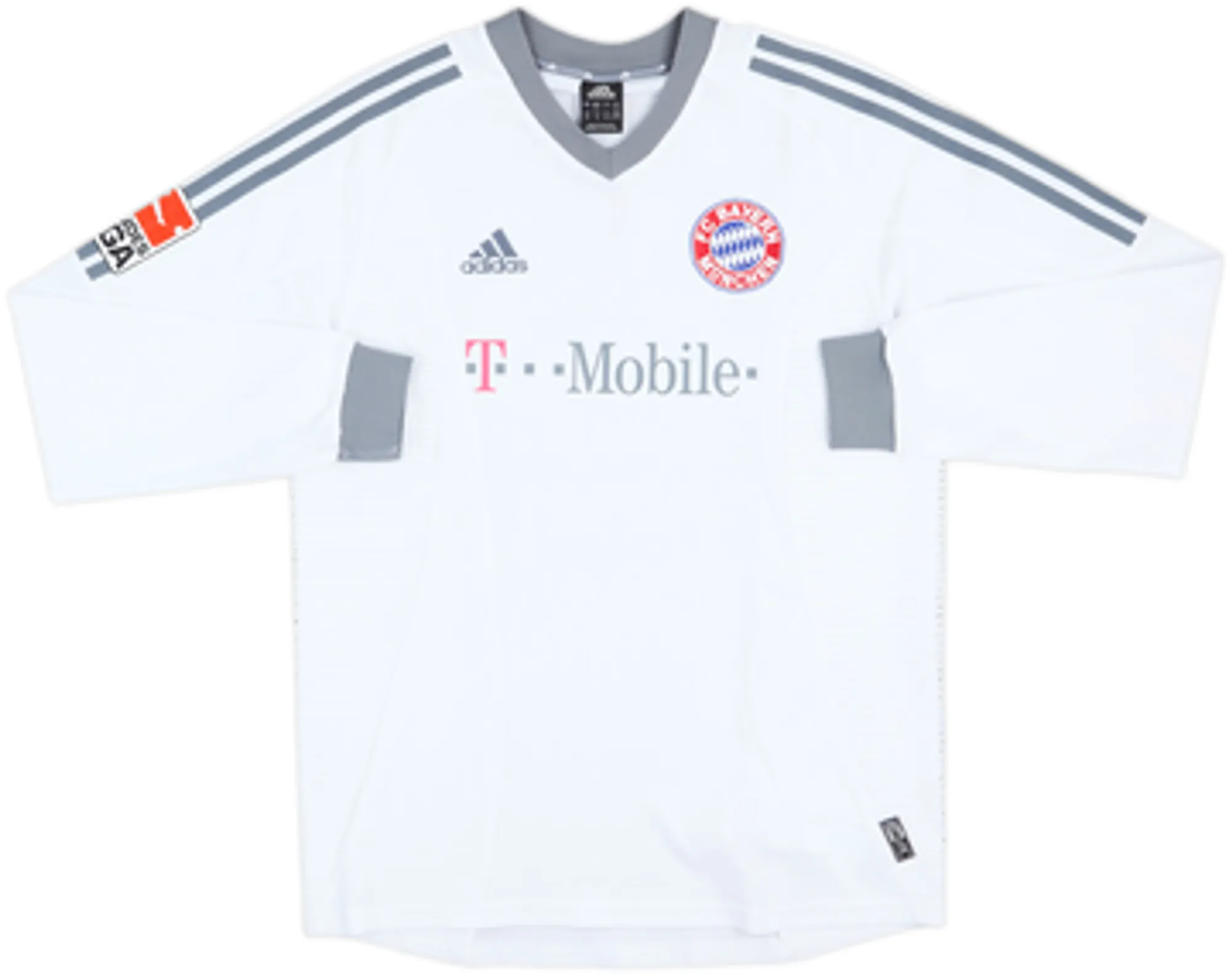 2002-03 Bayern Munich Away L/S Shirt Ballack #13 - 4/10 - (XL.Boys)