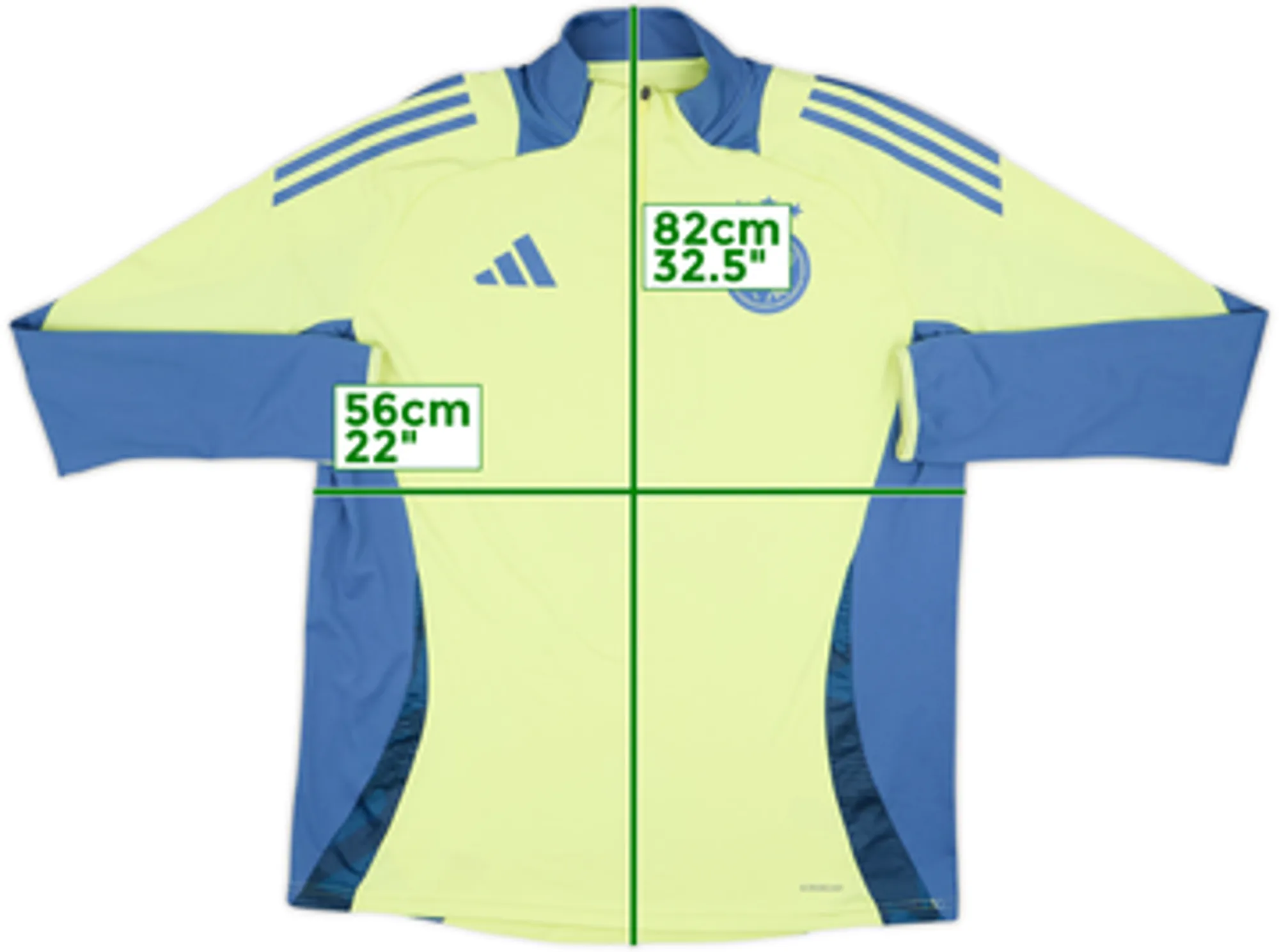 2024-25 Ajax adidas 1/4 Zip Drill Top - 9/10 - (XL)