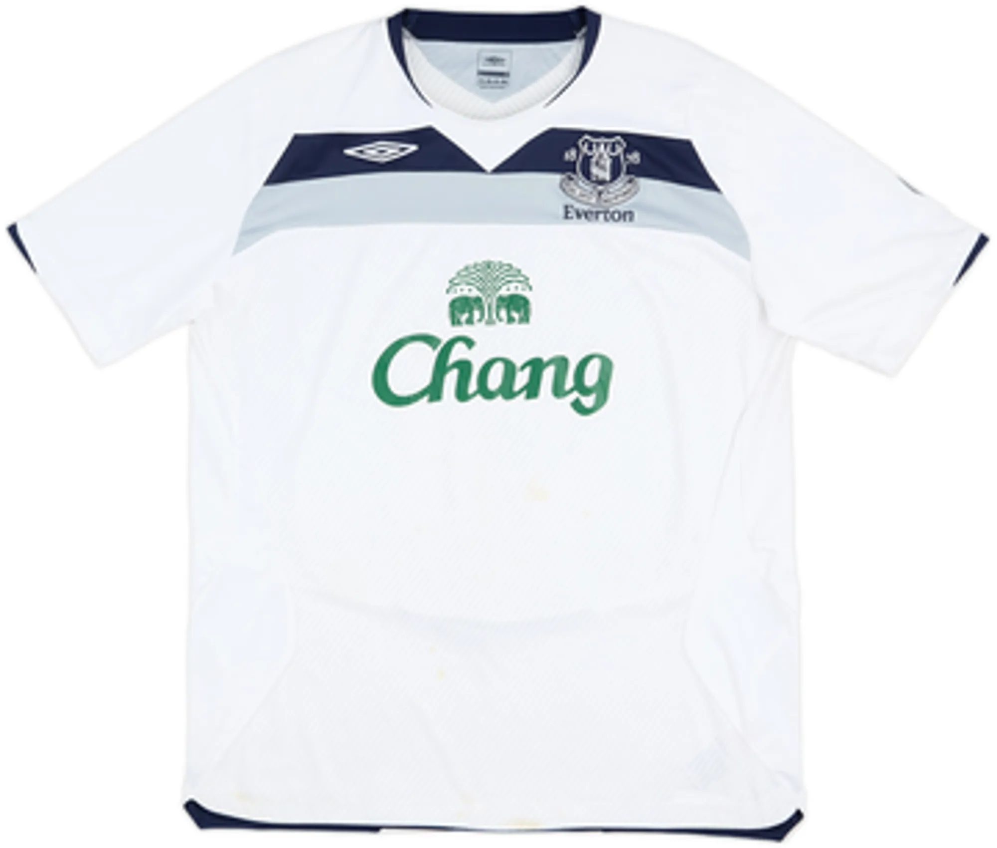 2008-09 Everton Away Shirt Baines #3 - 6/10 - (XL)