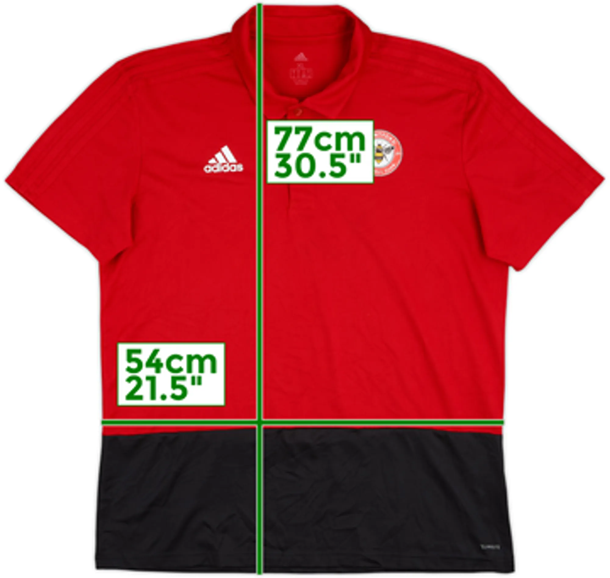 2017-18 Brentford adidas Polo Shirt - 9/10 - (XL)