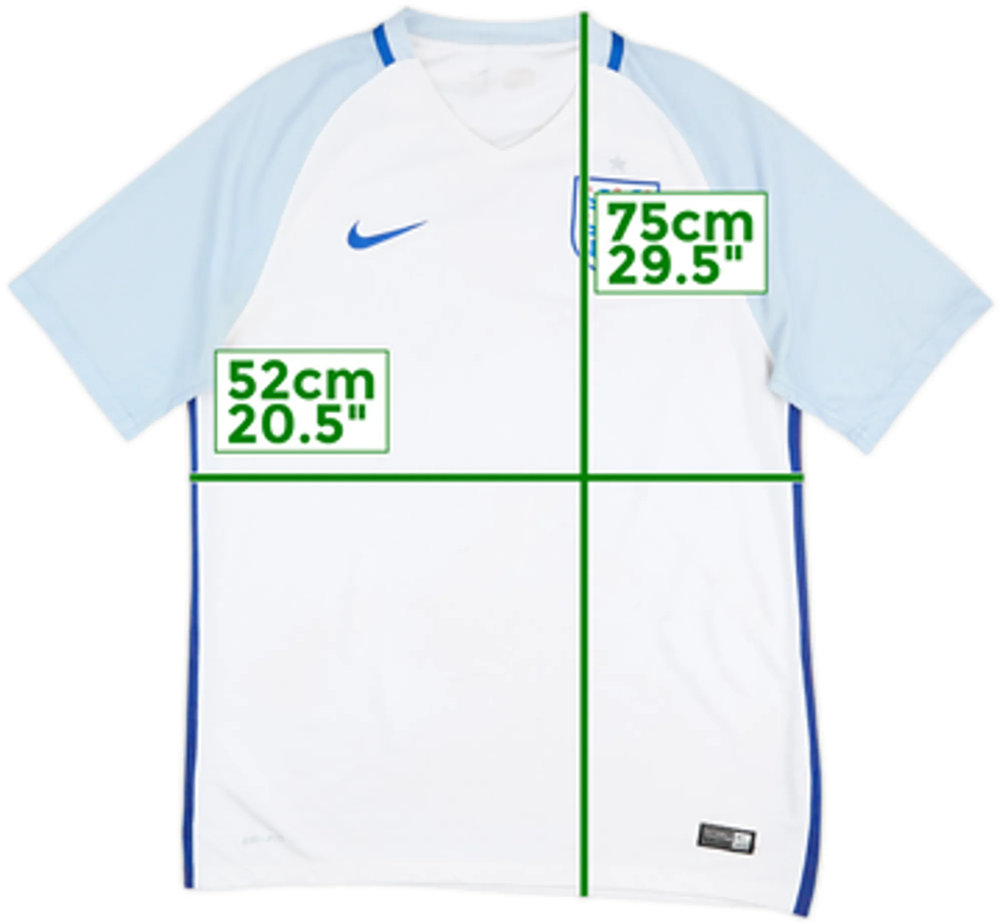 2016-17 England Home Shirt - 4/10 - (L)