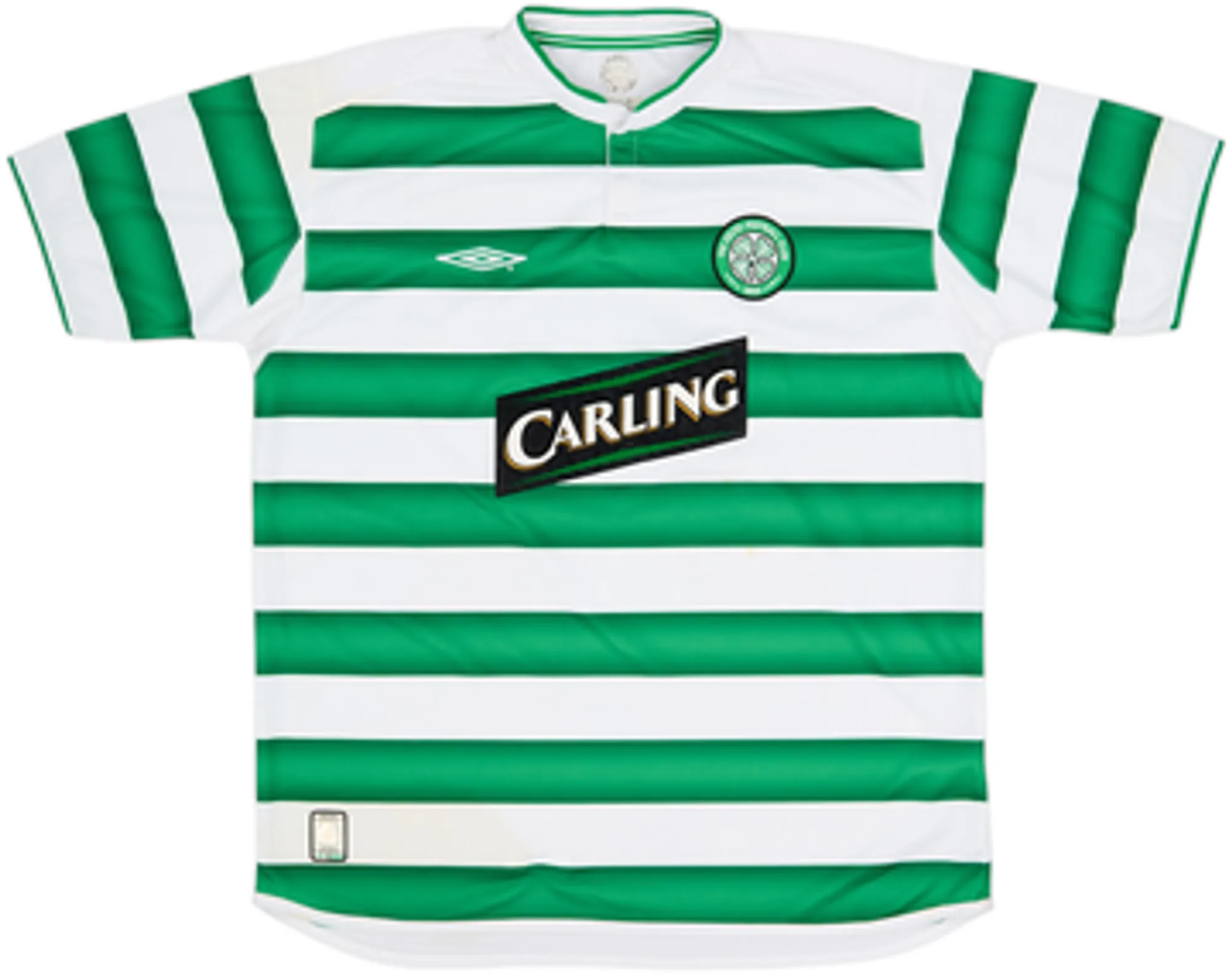 2003-04 Celtic Home Shirt Larsson #7 - 8/10 - (L)