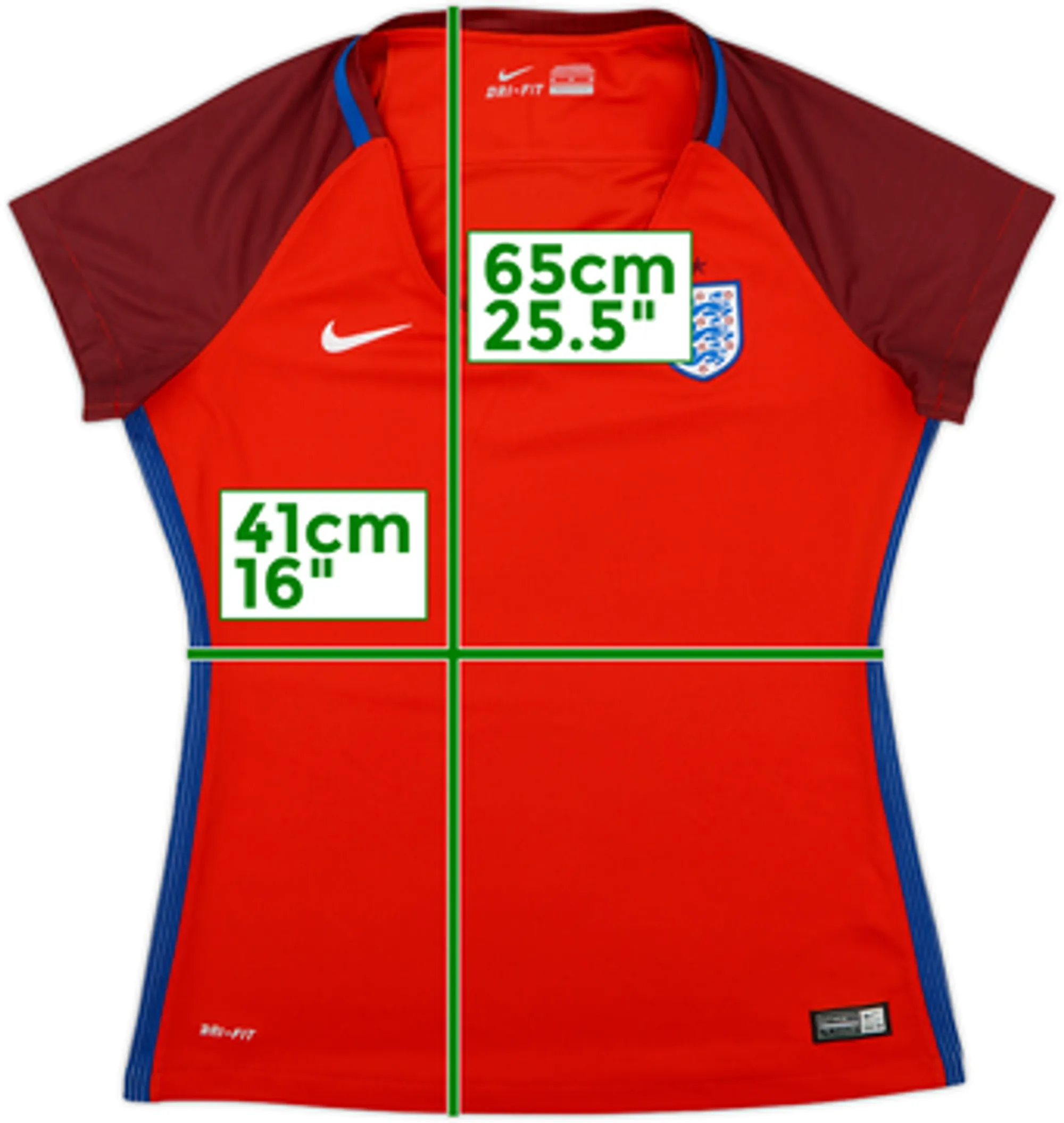 2016-17 England Away Shirt - 8/10 - (Women's M)