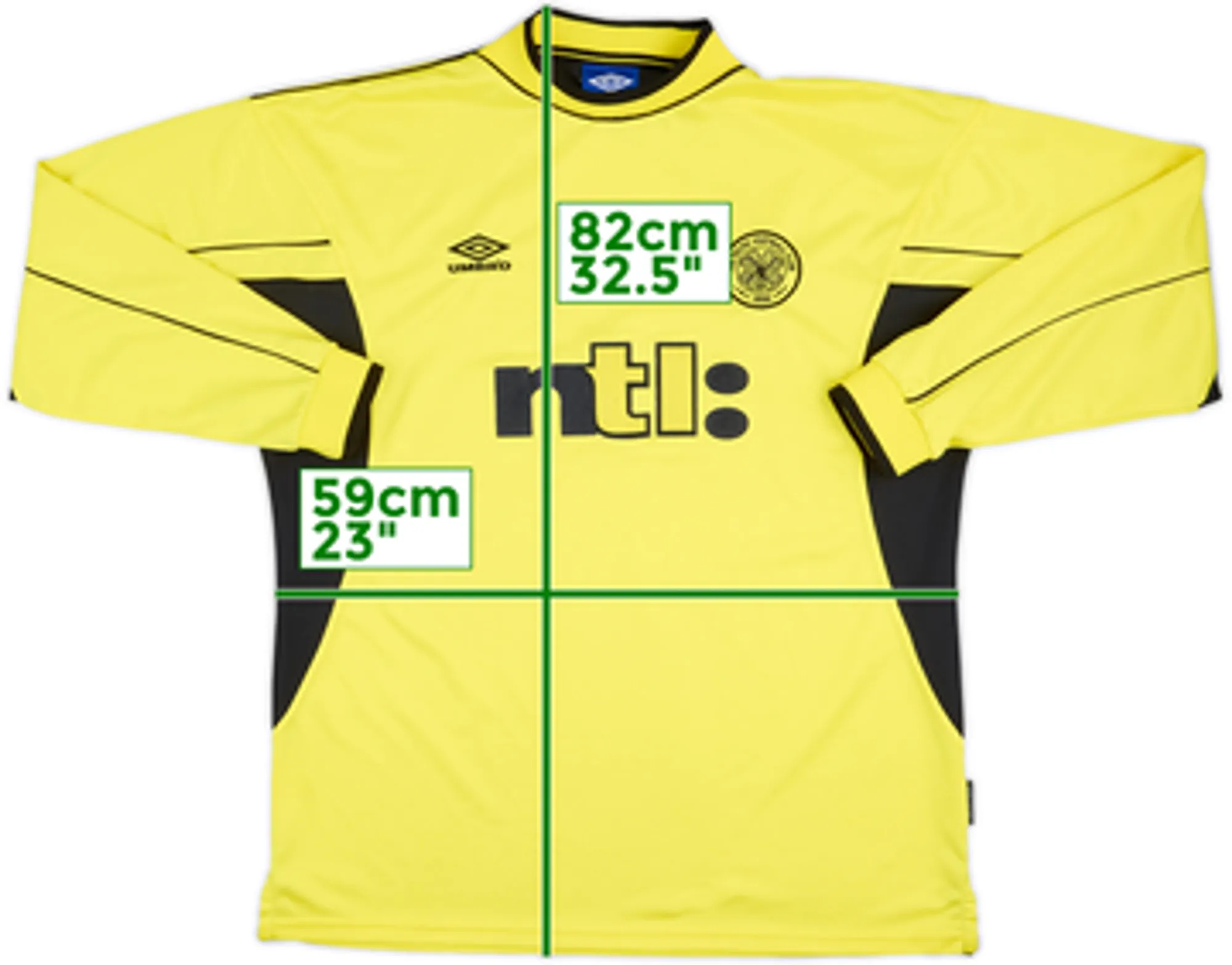 2000-01 Celtic GK Shirt - 8/10 - (XXL)
