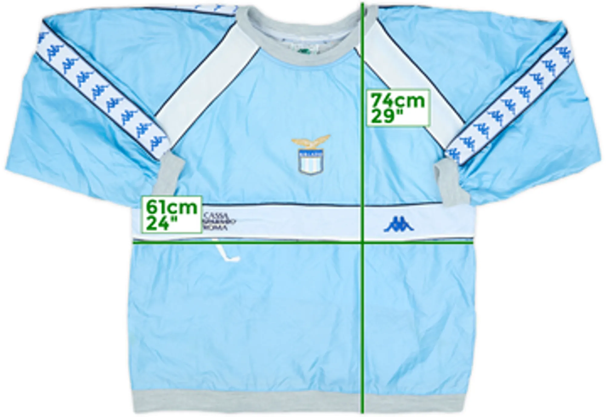 1987-89 Lazio Kappa Windbreaker - 7/10 - (XL)