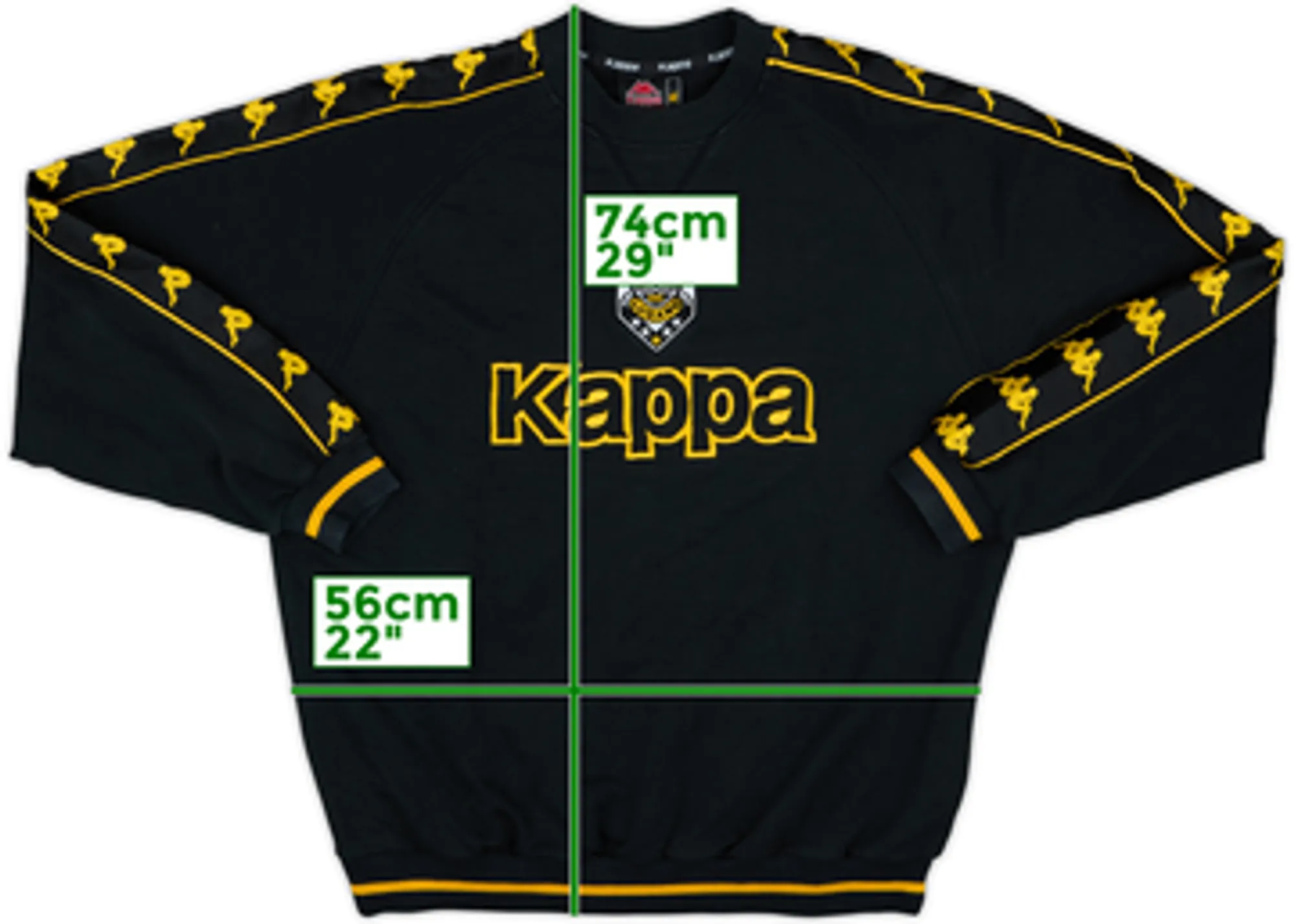 1997-98 HC Lugano Kappa Sweat Top - 9/10 - (XL)