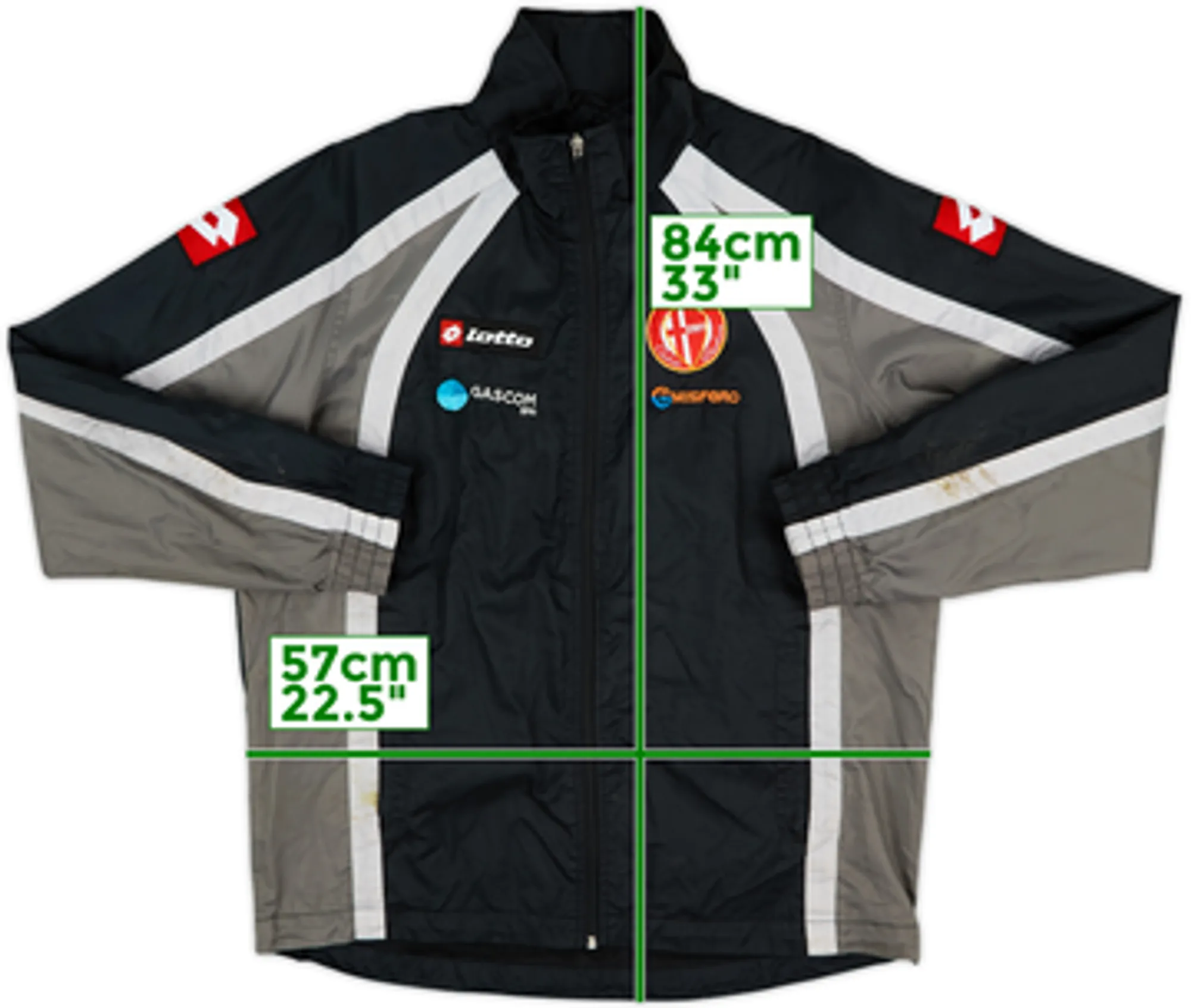 2008-09 Padova Lotto Hooded Rain Jacket - 7/10 - (L)