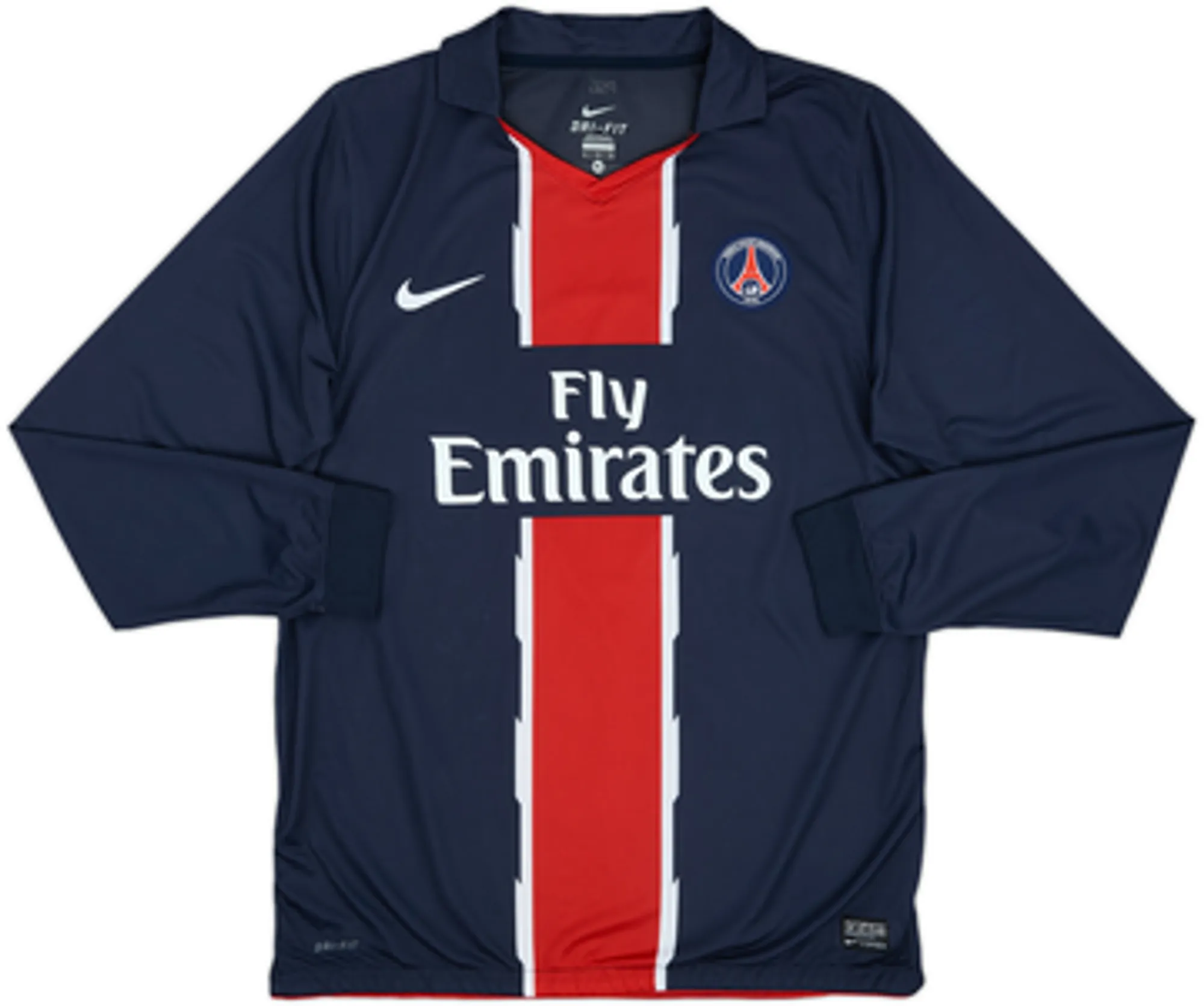 2010-11 Paris Saint-Germain Player Issue Away L/S Shirt Makelele #4 - 9/10 - (XL)