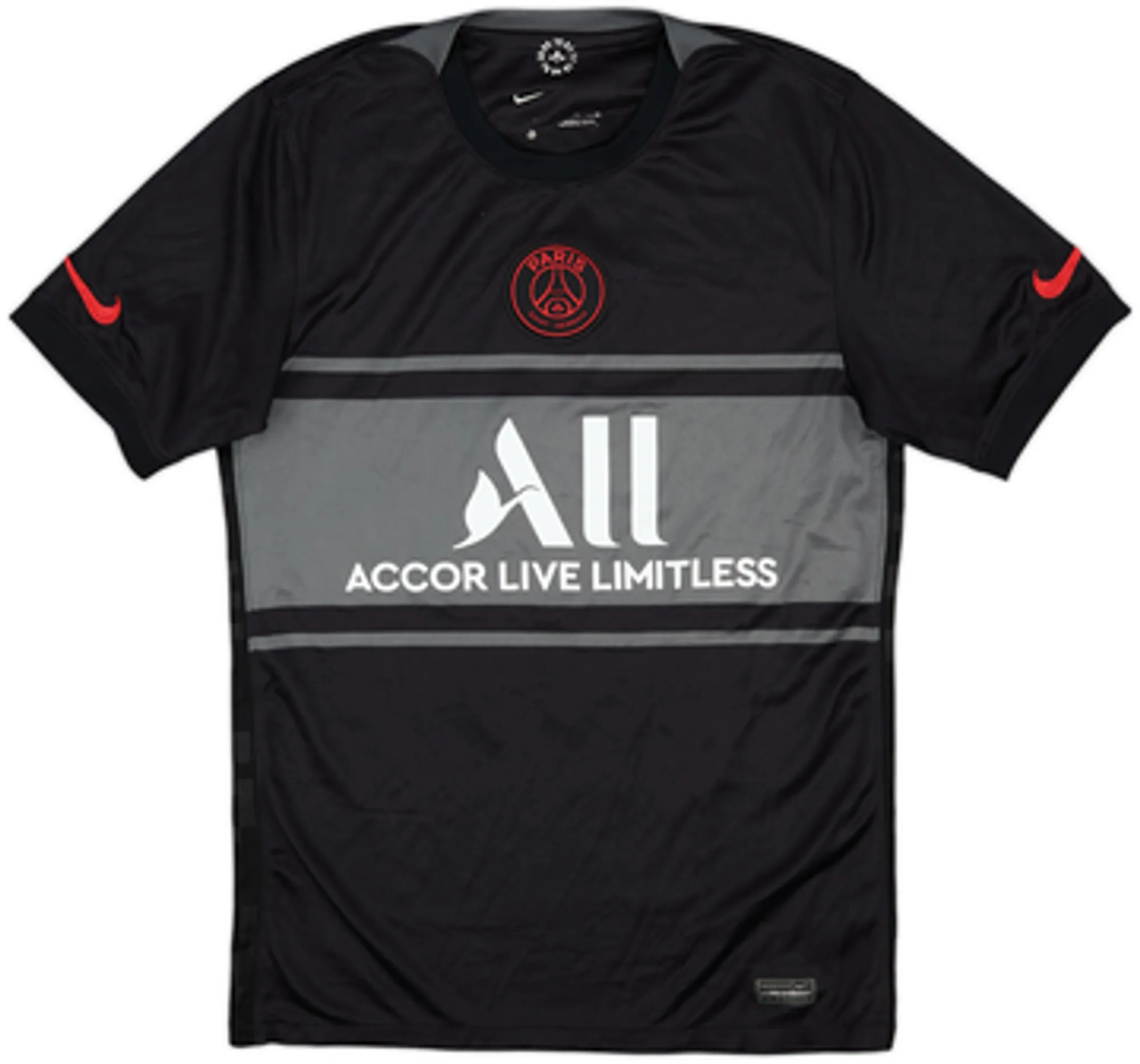 2021-22 Paris Saint-Germain Third Shirt Mbappe #7 - 5/10 - (S)