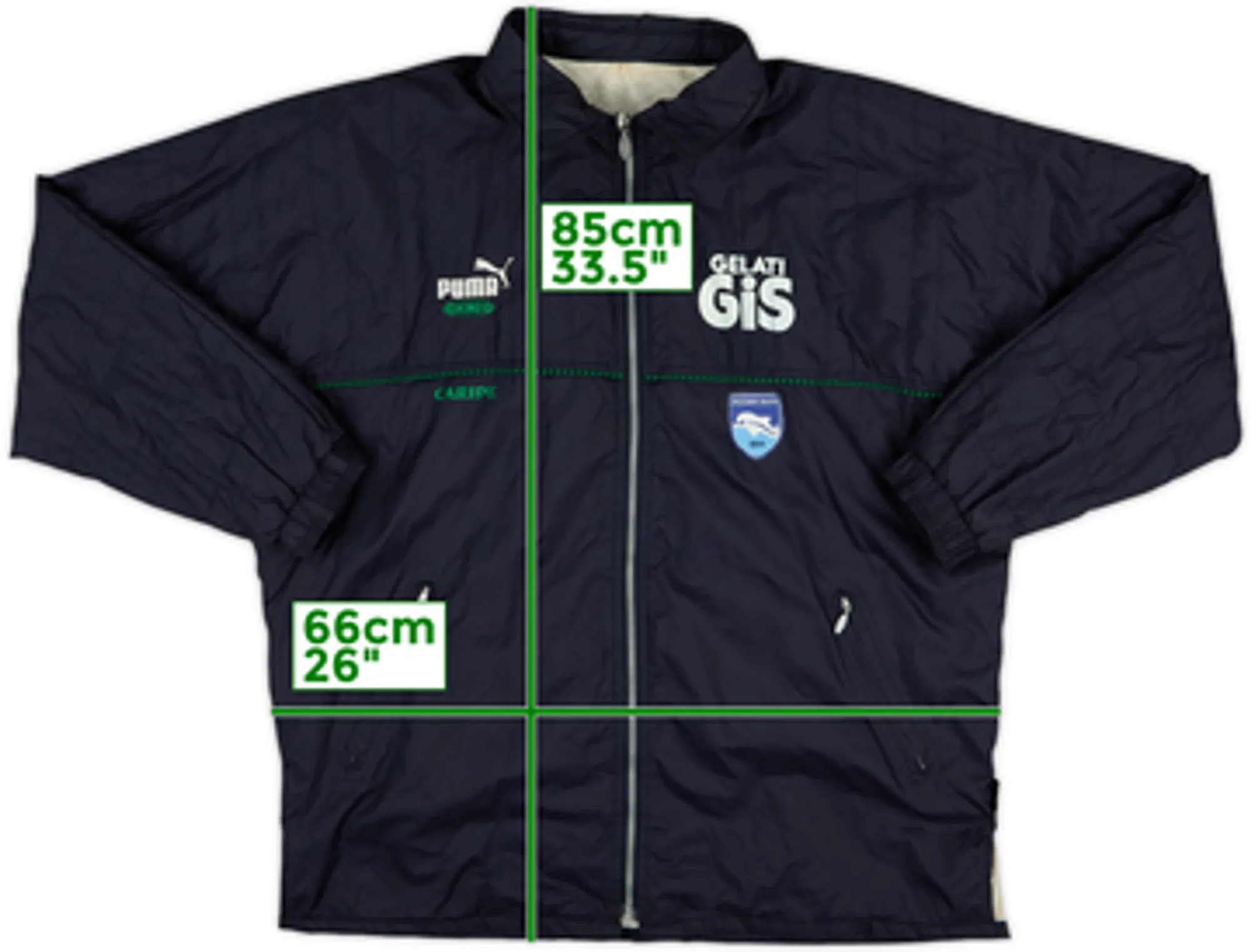 1997-98 Pescara Puma Padded Bench Coat - 6/10 - (XL)