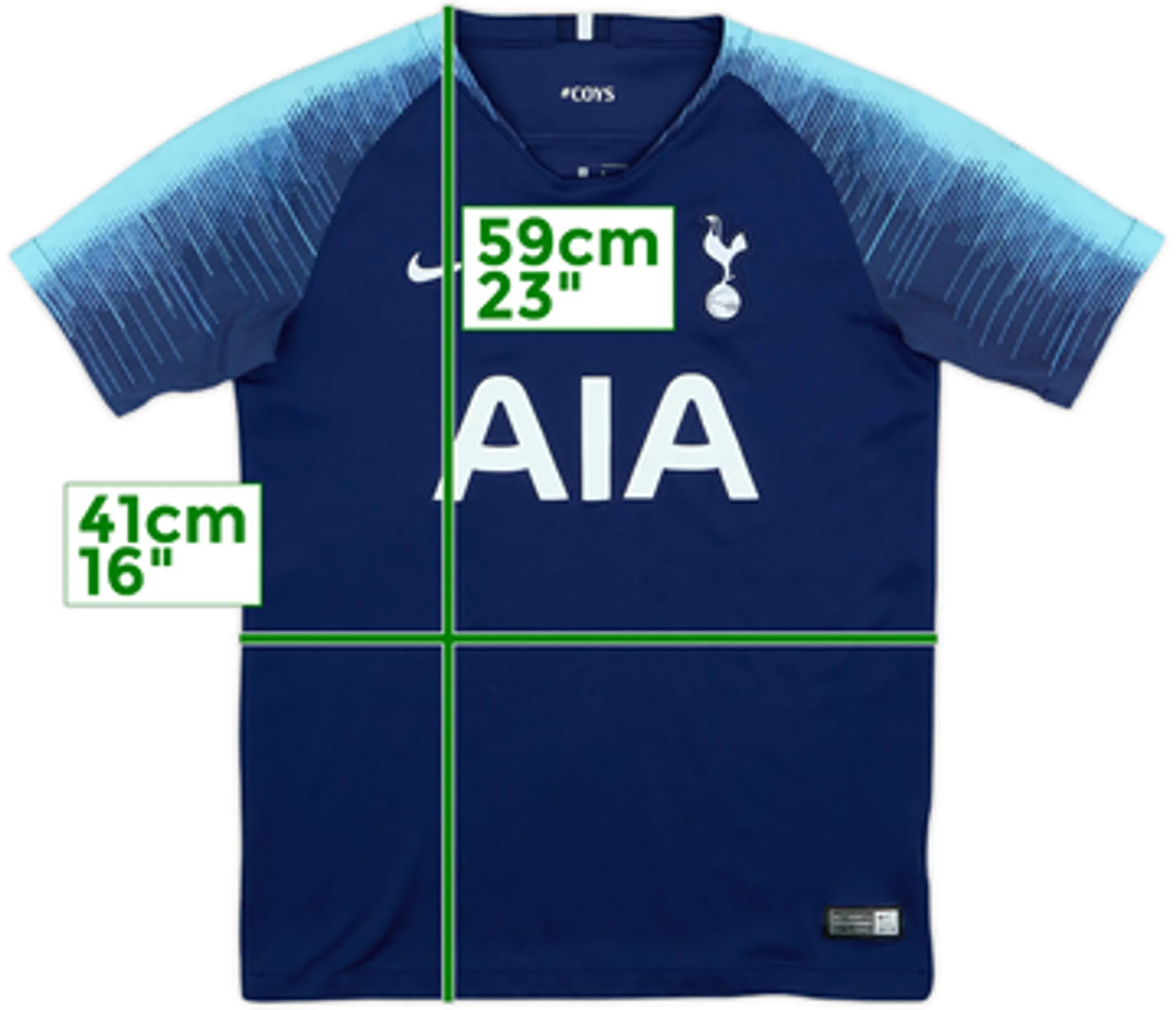 2018-19 Tottenham Away Shirt - 6/10 - (L.Boys)