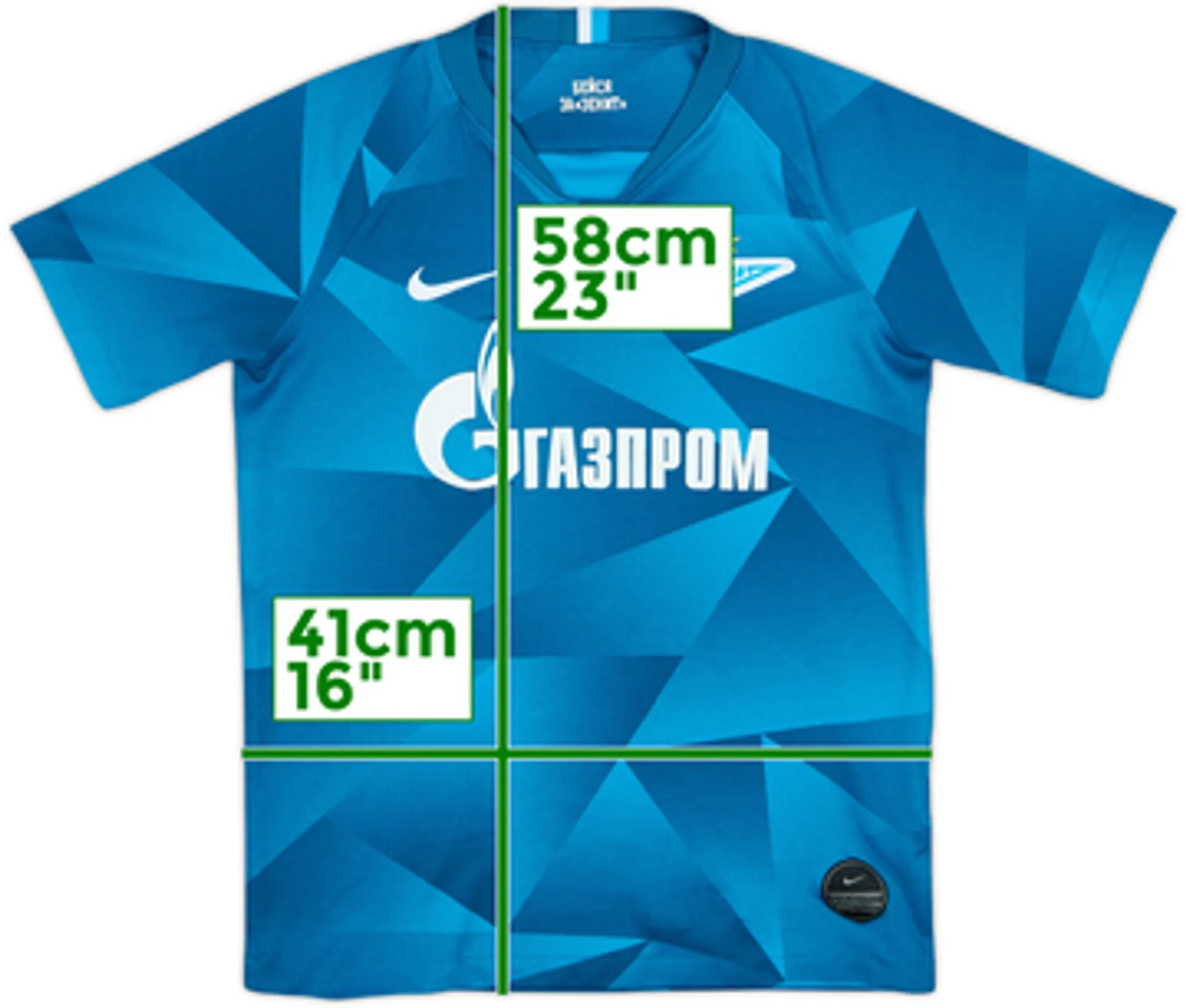 2019-20 Zenit St. Petersburg Home Shirt - 6/10 - (L.Boys)