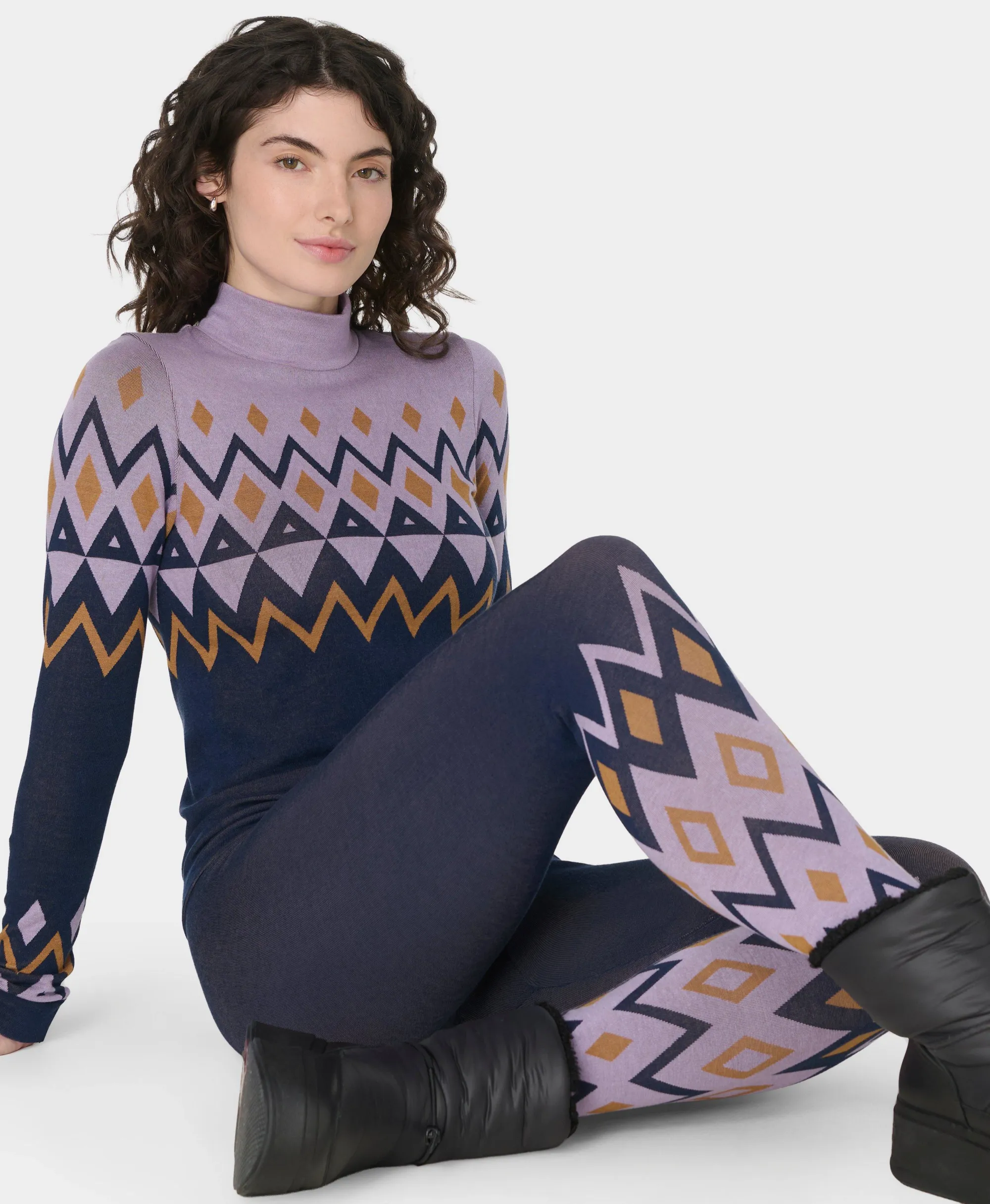 Modal Jacquard Base Layer Legging